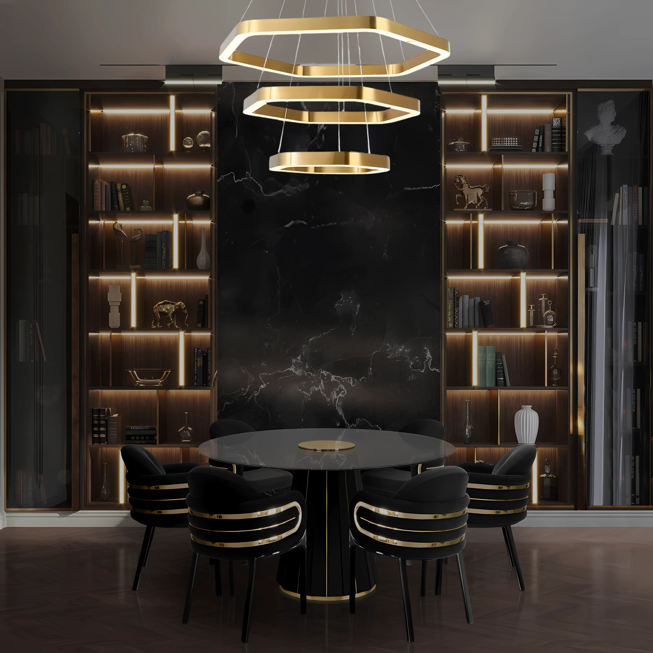 Bedazzled 3 Tier Chandelier - Chandeliers