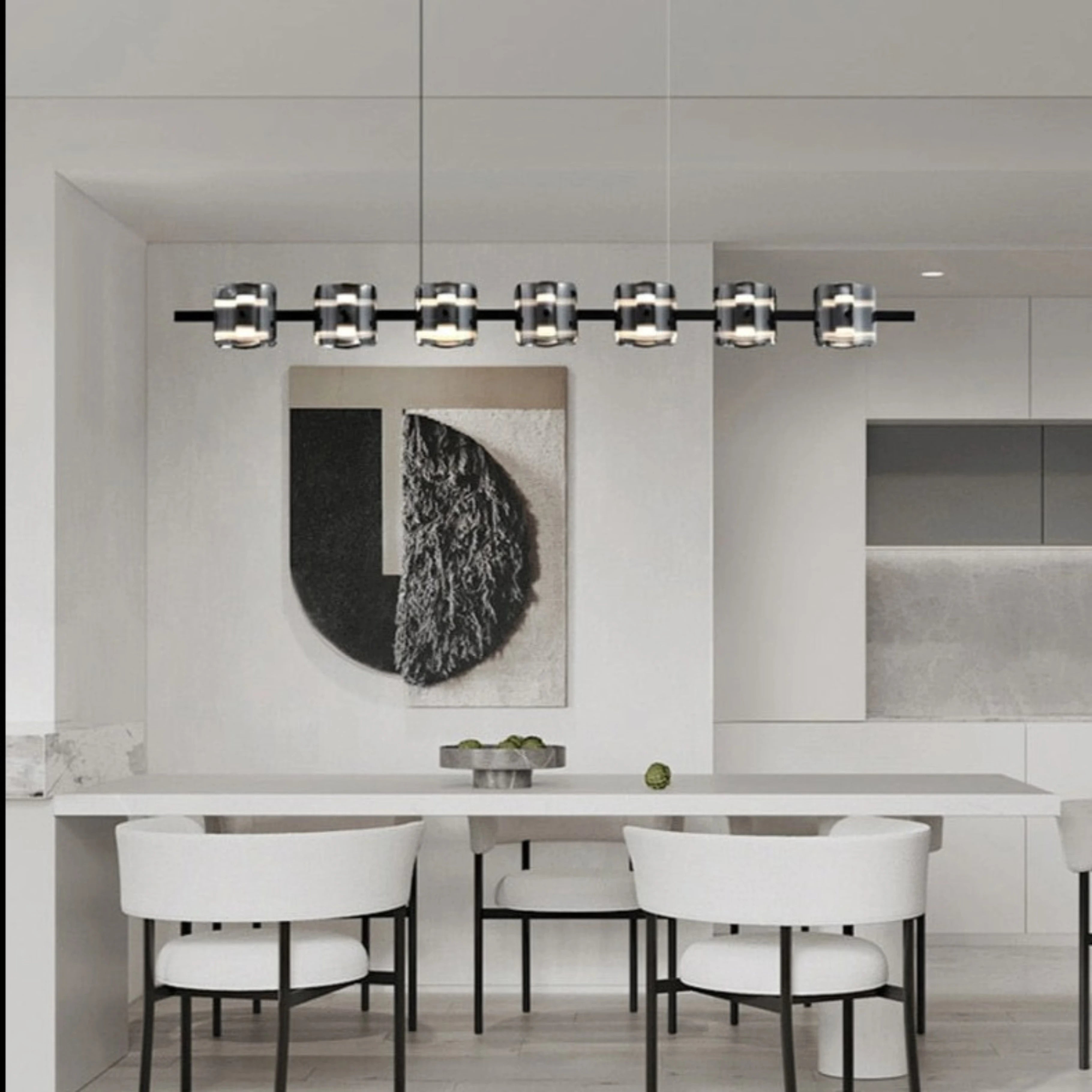 BRUME ÉLÉGANTE LINEAR CHANDELIER