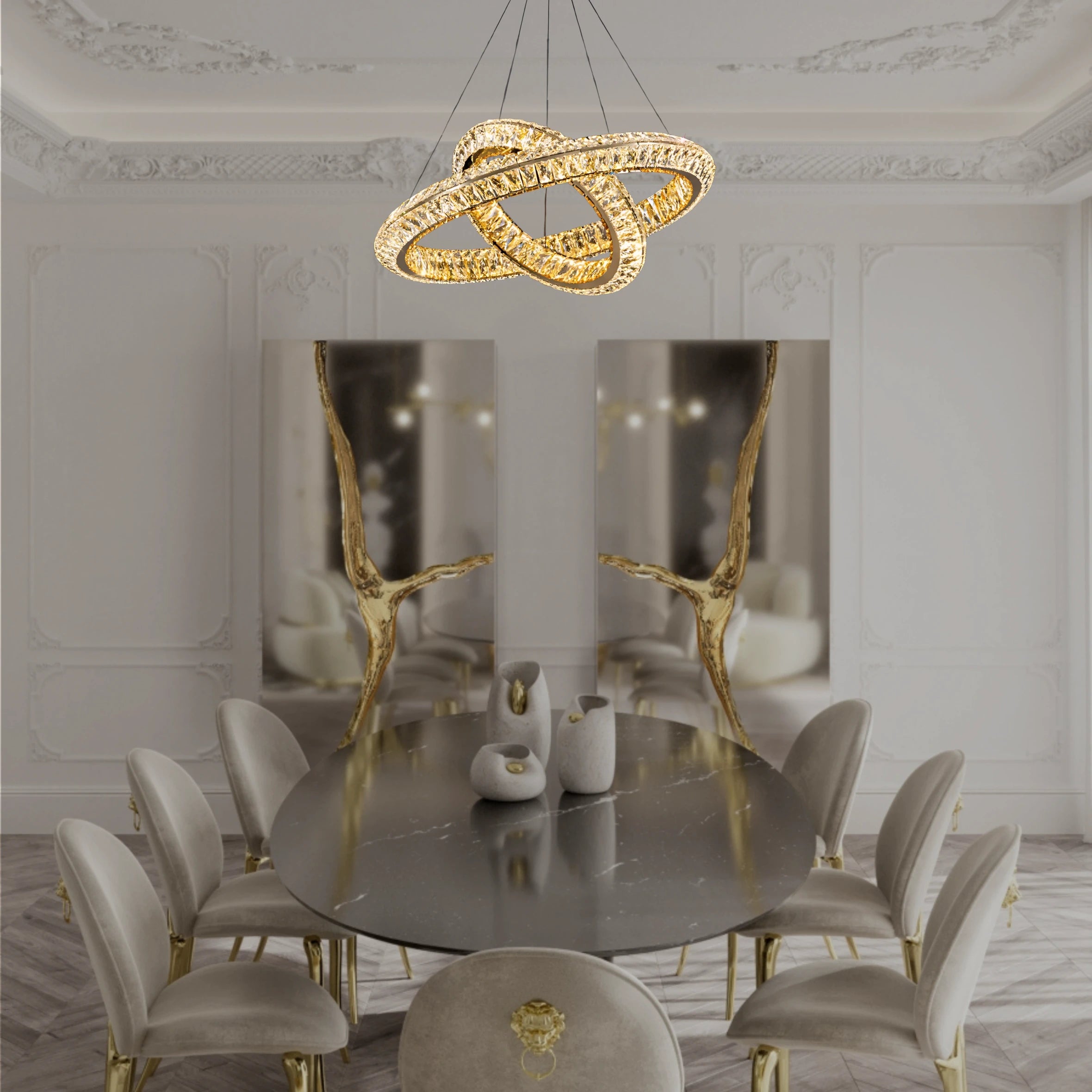 AURELIA TWO TIER CHANDELIER