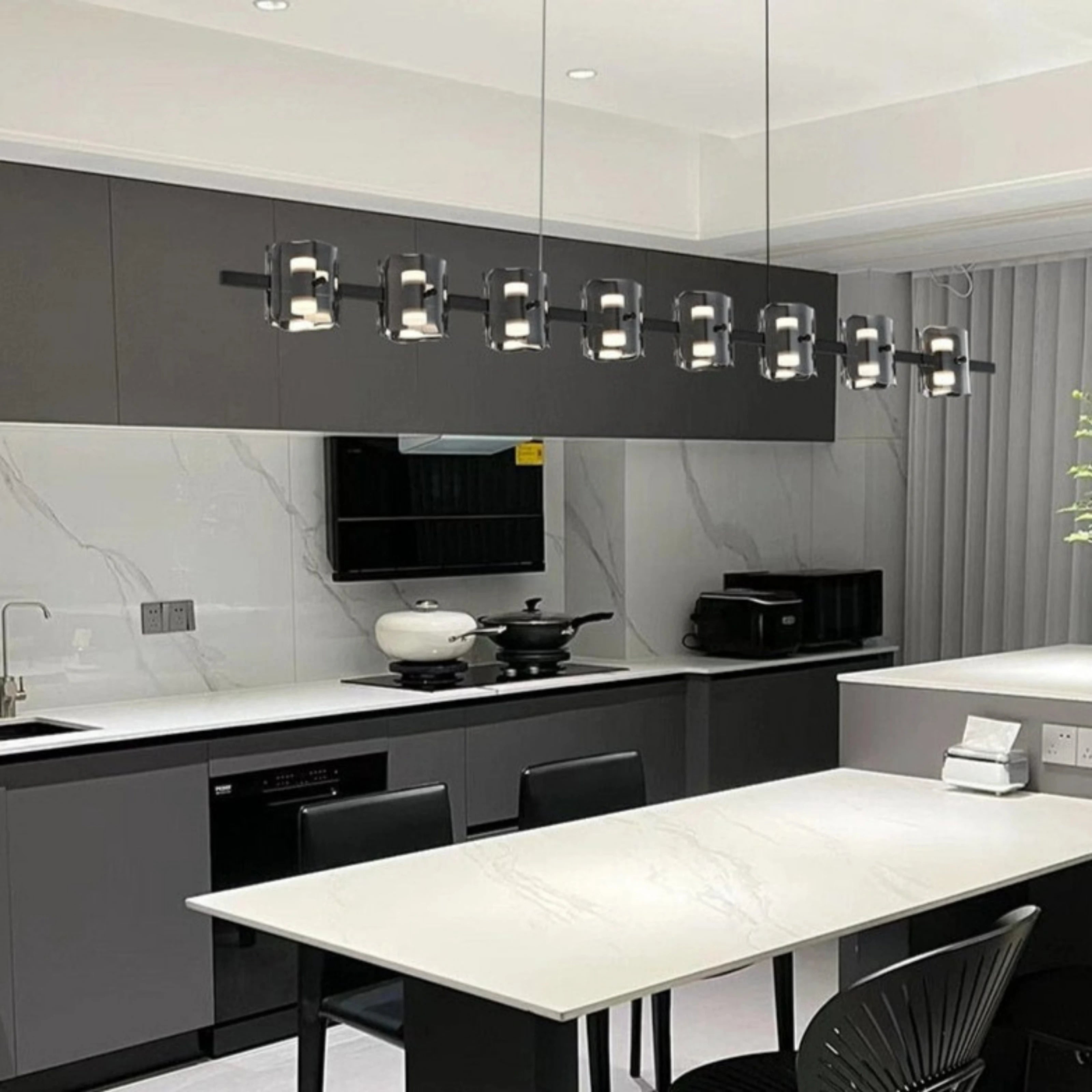 BRUME ÉLÉGANTE LINEAR CHANDELIER