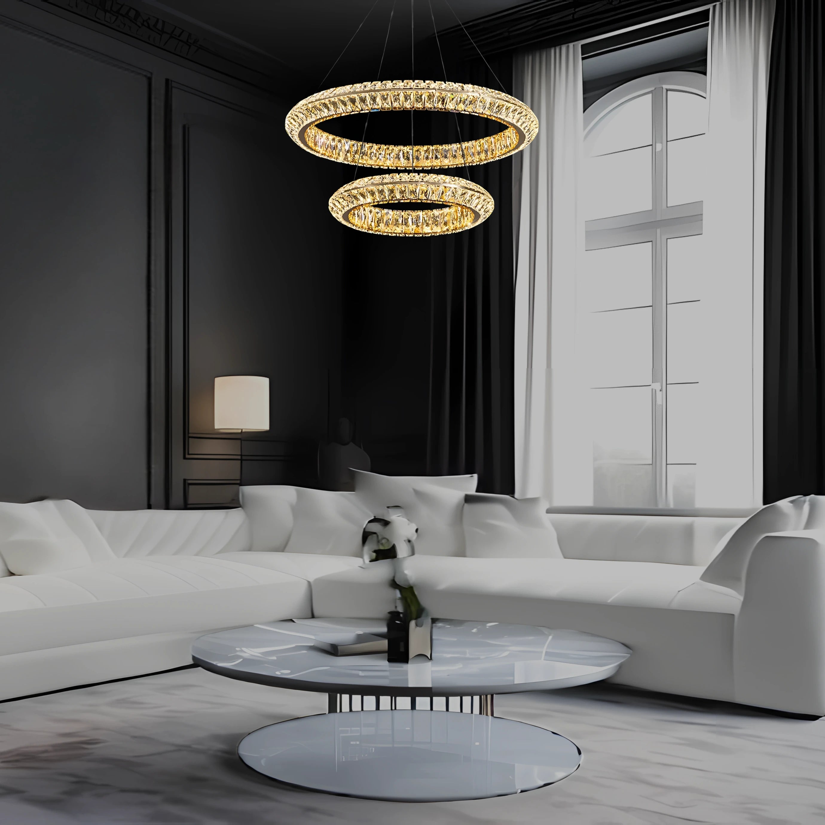 AURELIA TWO TIER CHANDELIER