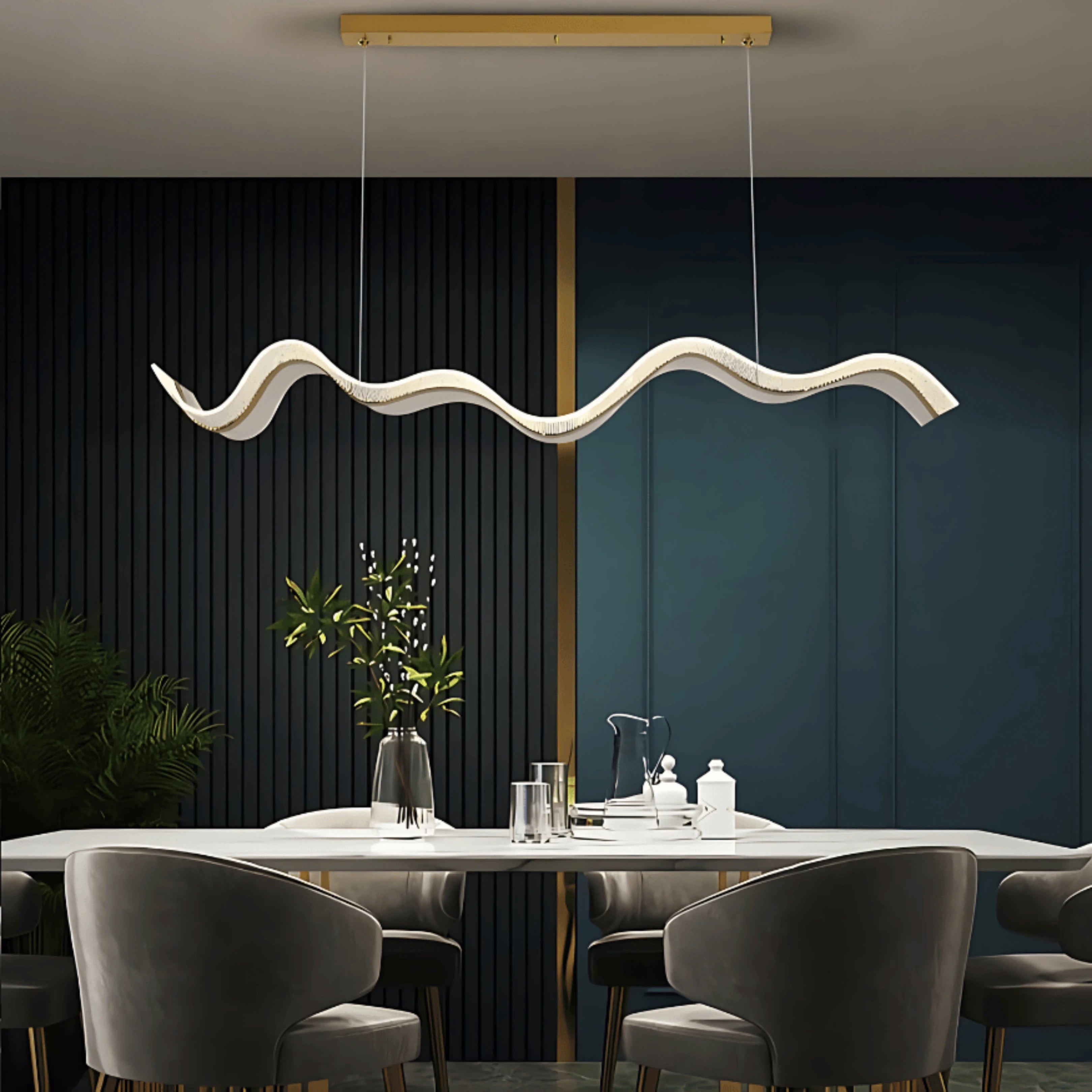 ÉLAN AÉRIEN LINEAR CHANDELIER
