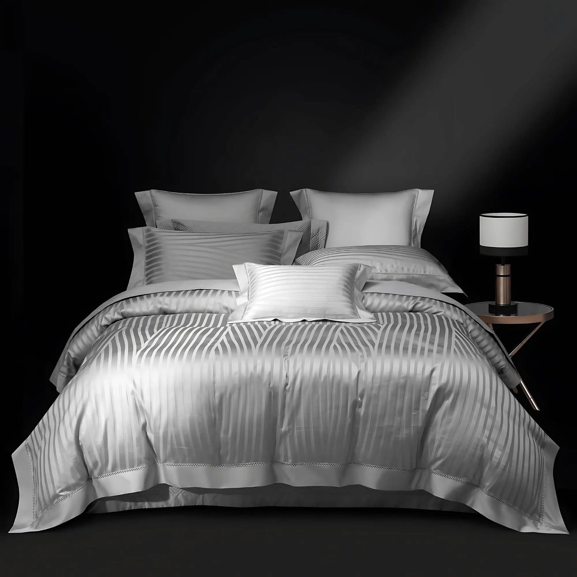 PLATINUM AURA 1400 THREAD COUNT DUVET COVER & SHAMS