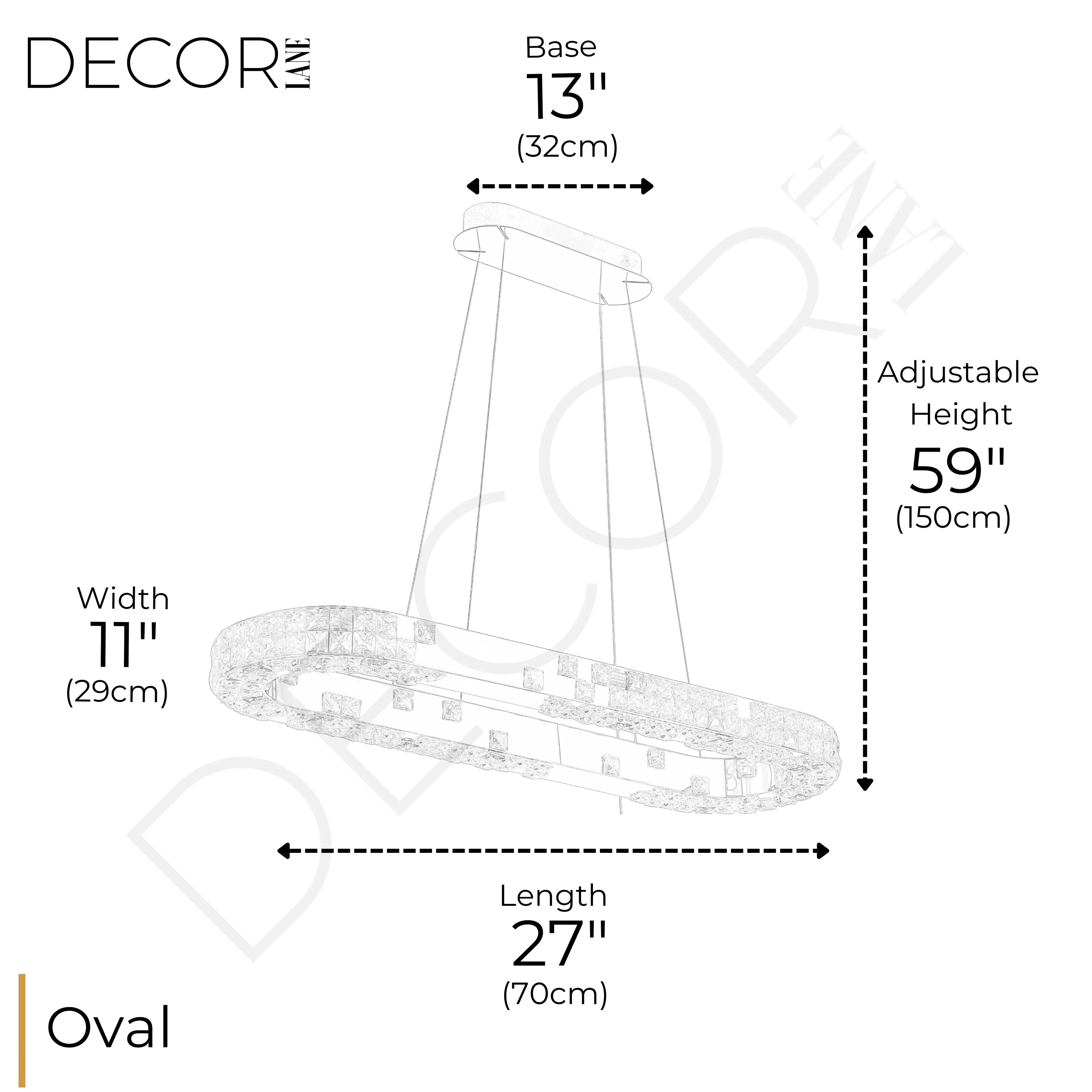 LUMIÉRE DE CARTIER OVAL CHANDELIER