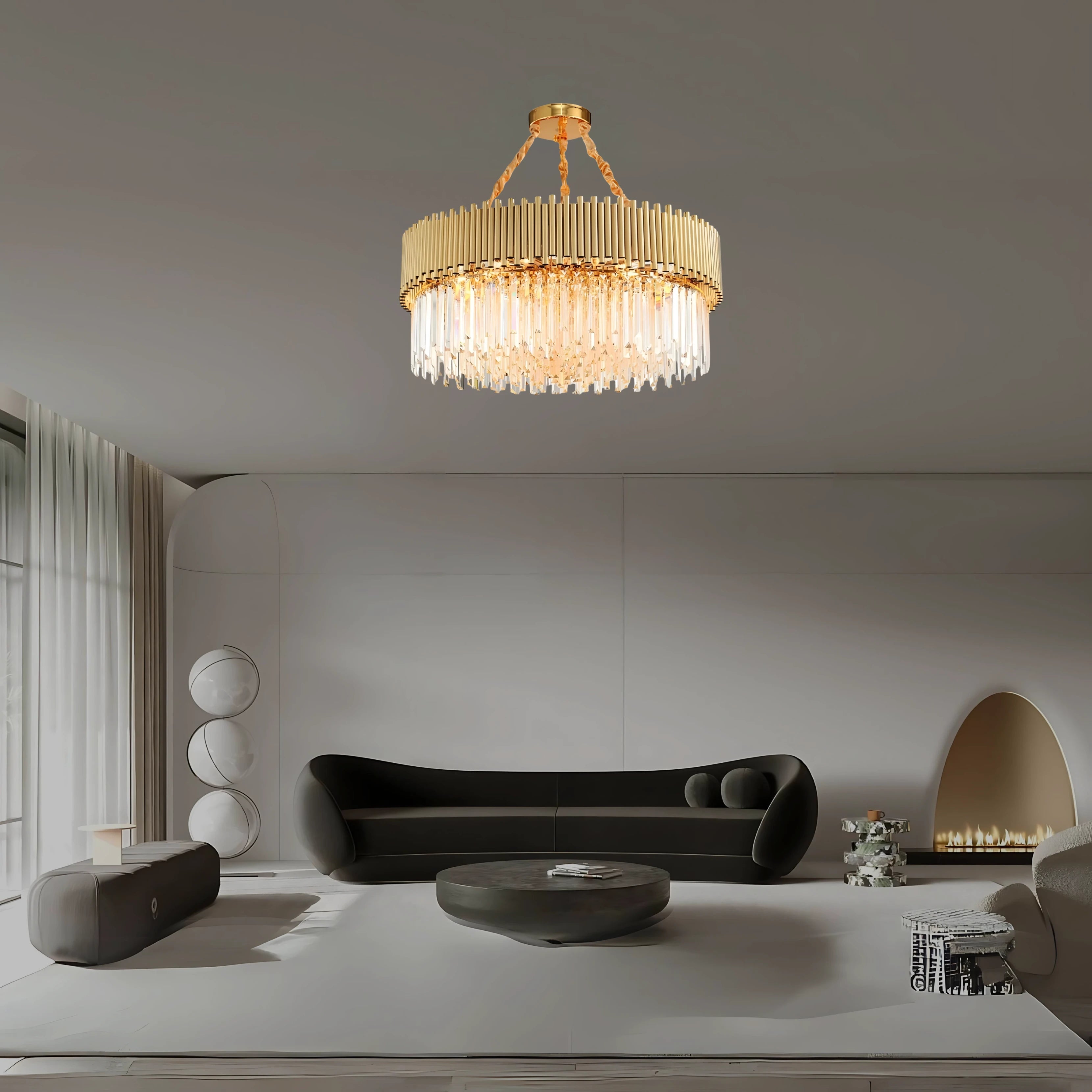 AURORE SCINTILLANTE HALO CHANDELIER