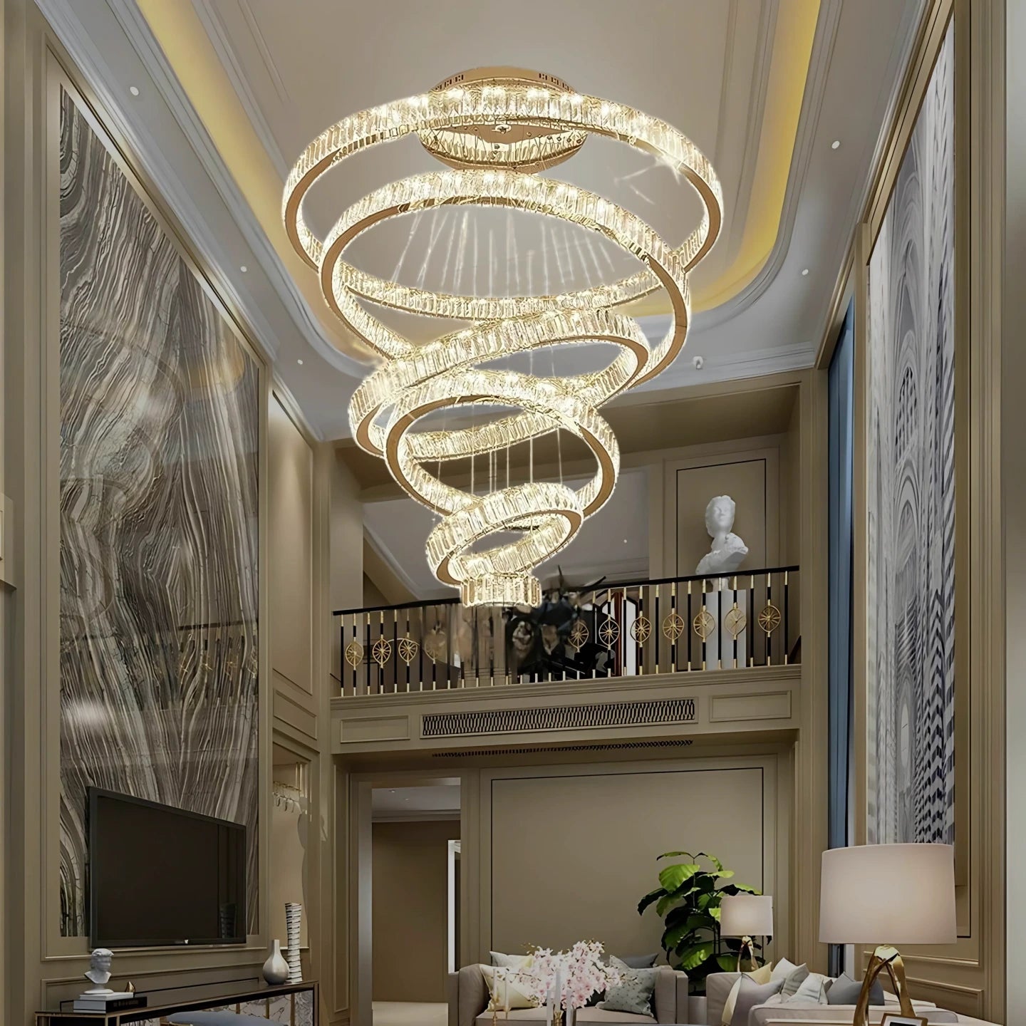 AQUILA 6 TIER CHANDELIER