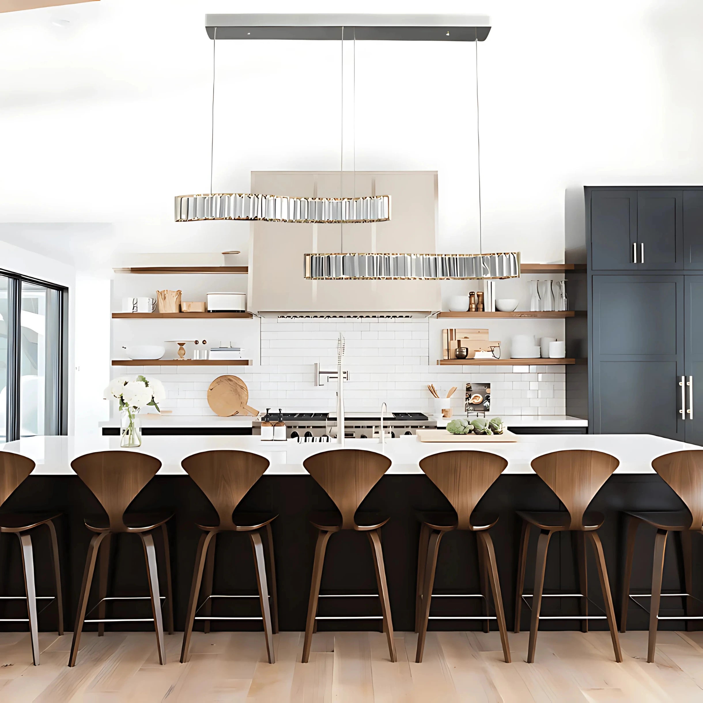 VAGUE SCINTILLANTE LINEAR CHANDELIER