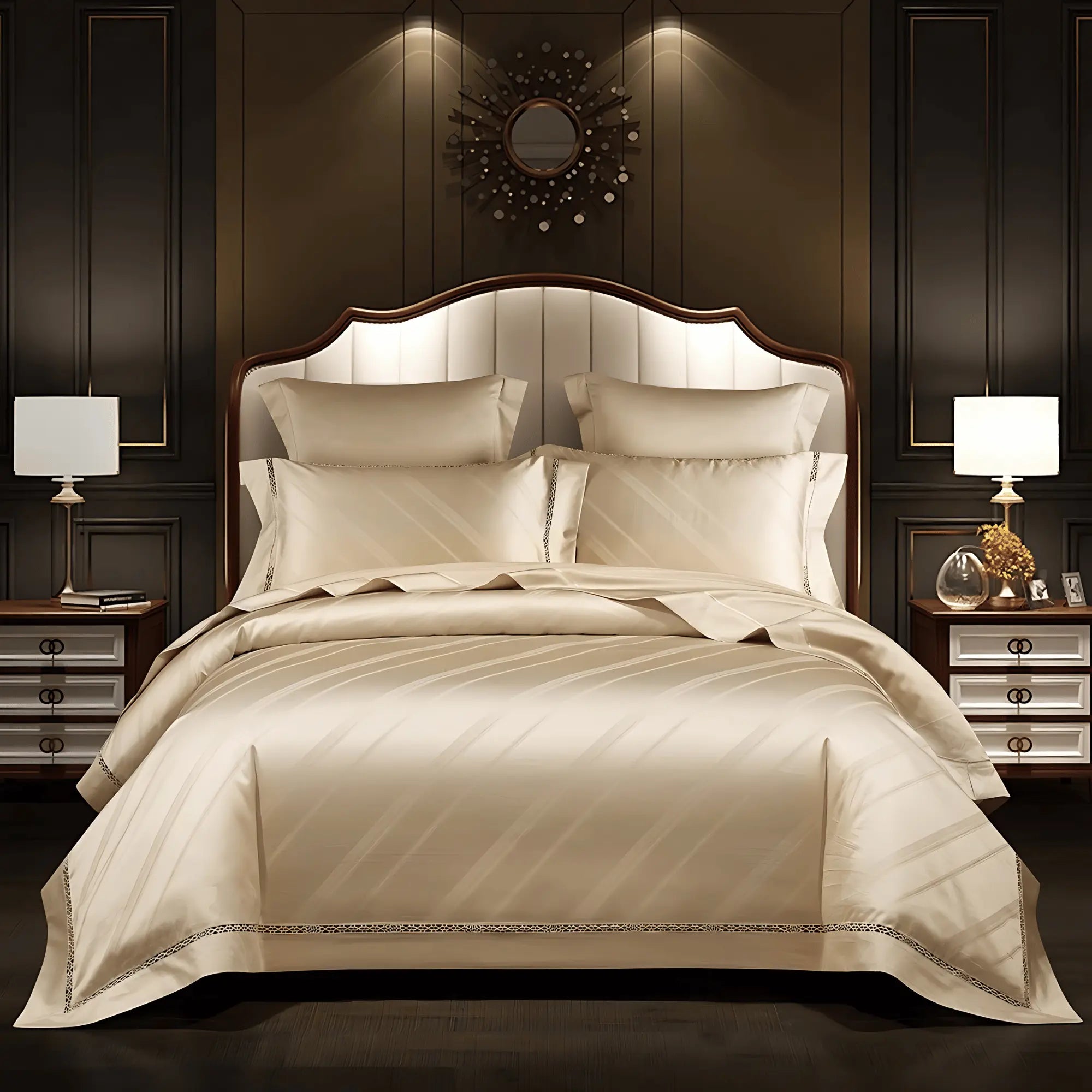 DUNE RADIANCE 1400 THREAD COUNT DUVET COVER & SHAMS
