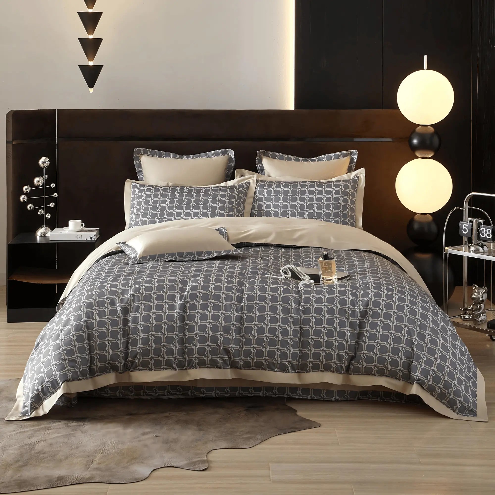 IVORY HARMONY 1000 THREAD COUNT DUVET COVER & SHAMS