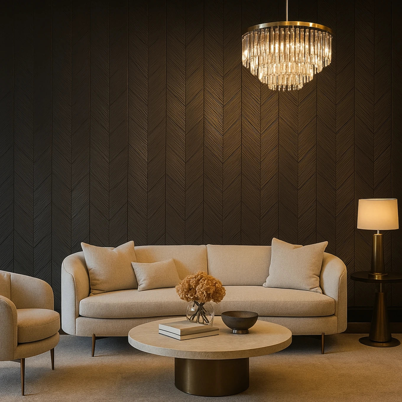 Chevron Wall Panel
