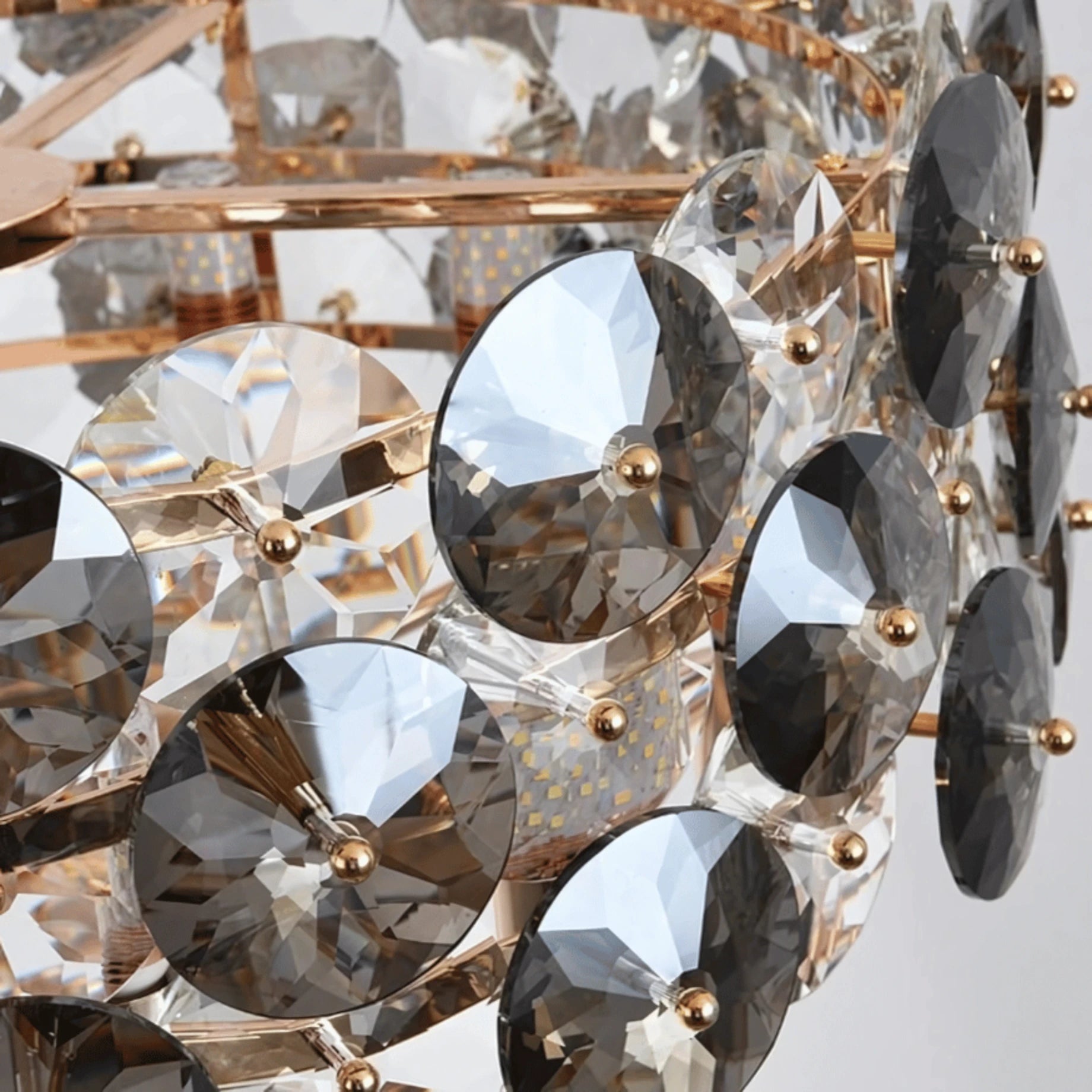 RETRO SMOKE HALO CHANDELIER