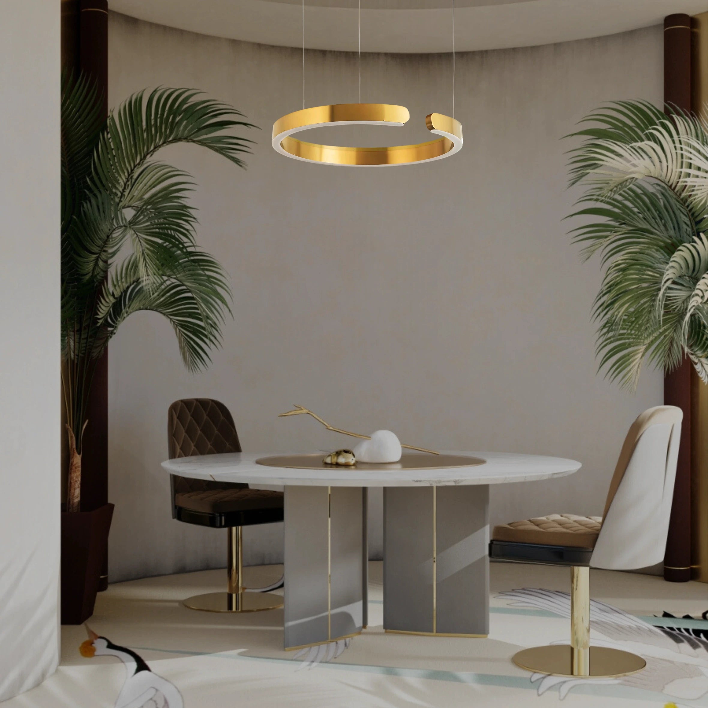 ENDURA HALO CHANDELIER