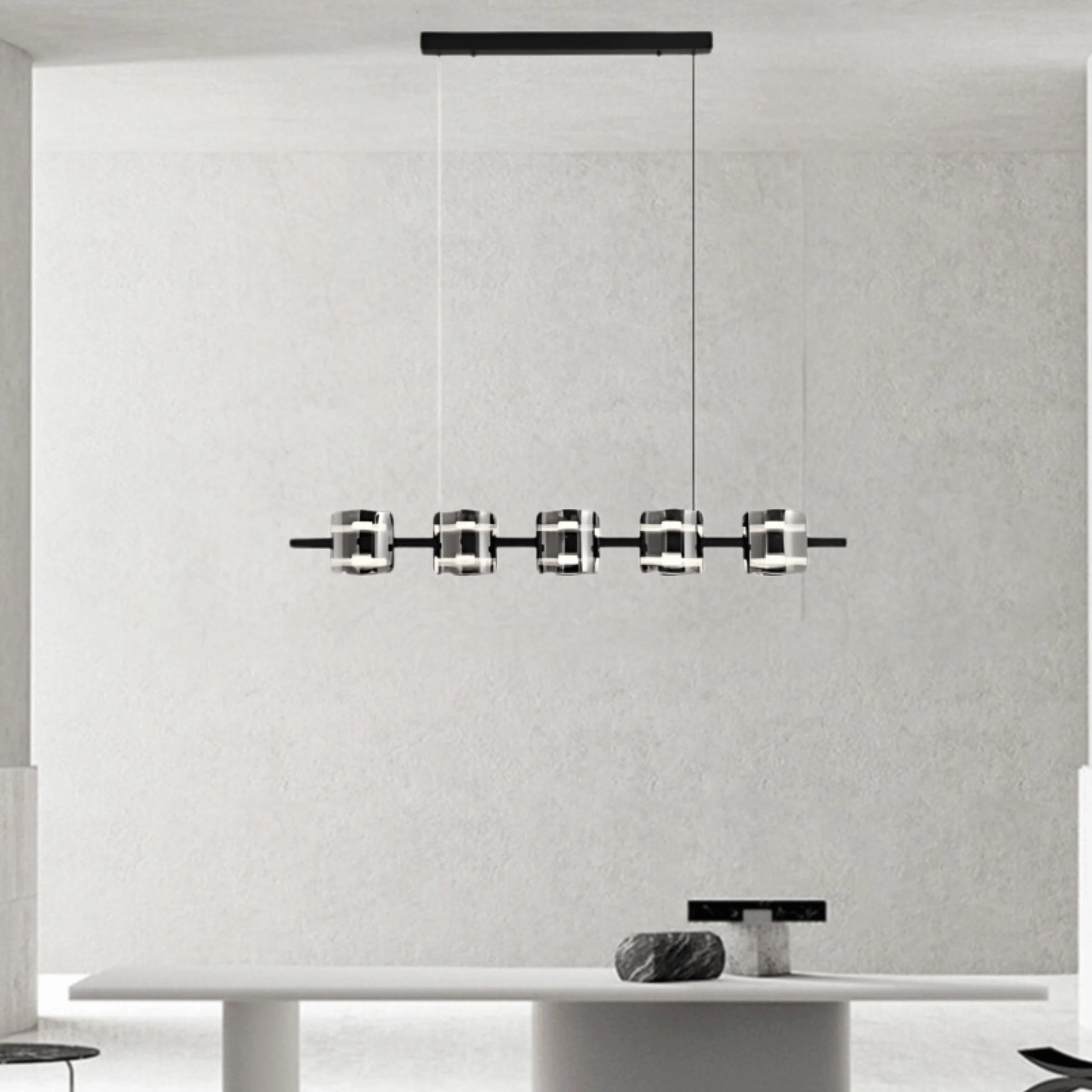 BRUME ÉLÉGANTE LINEAR CHANDELIER