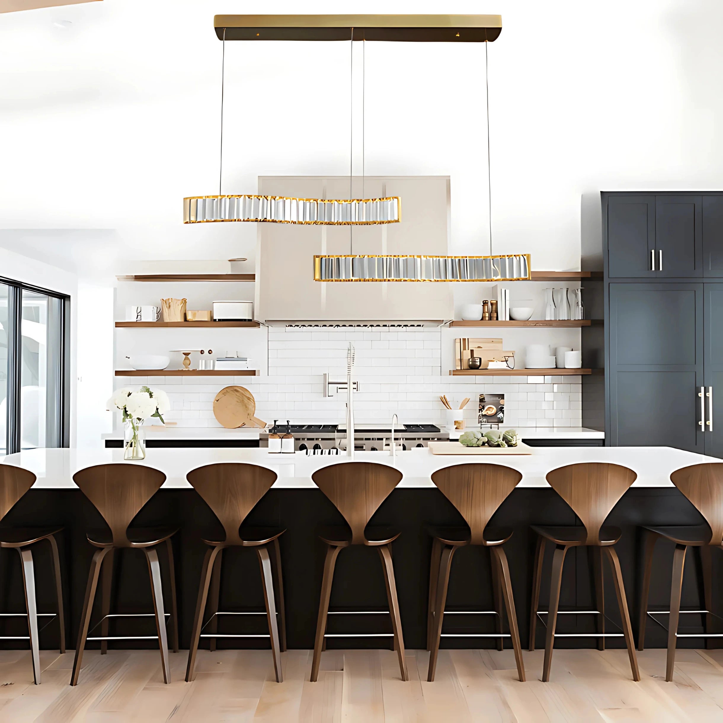 VAGUE SCINTILLANTE LINEAR CHANDELIER