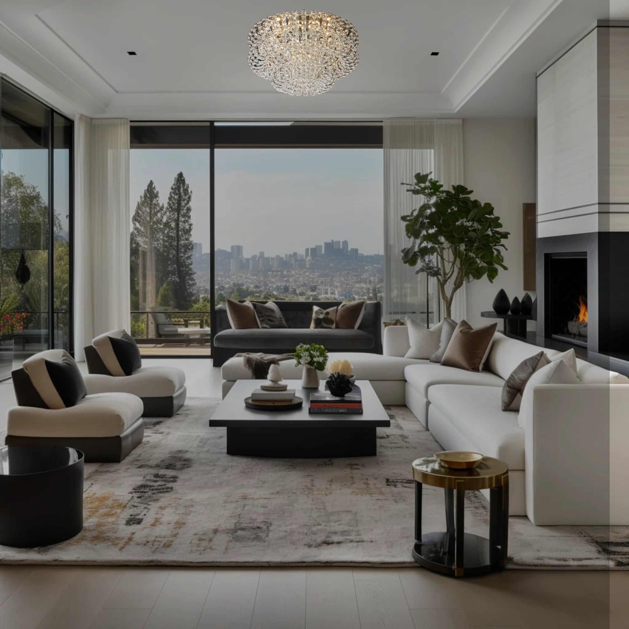 AMULETTE 3 TIER CEILING LIGHT