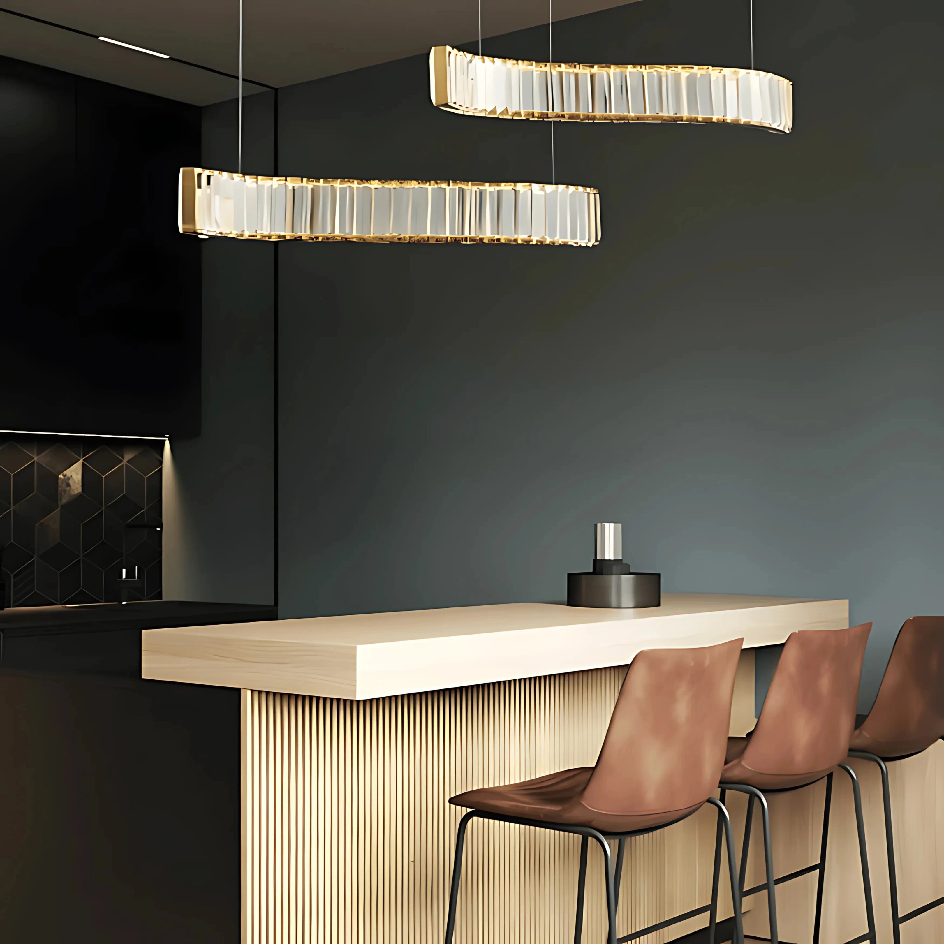 VAGUE SCINTILLANTE LINEAR CHANDELIER