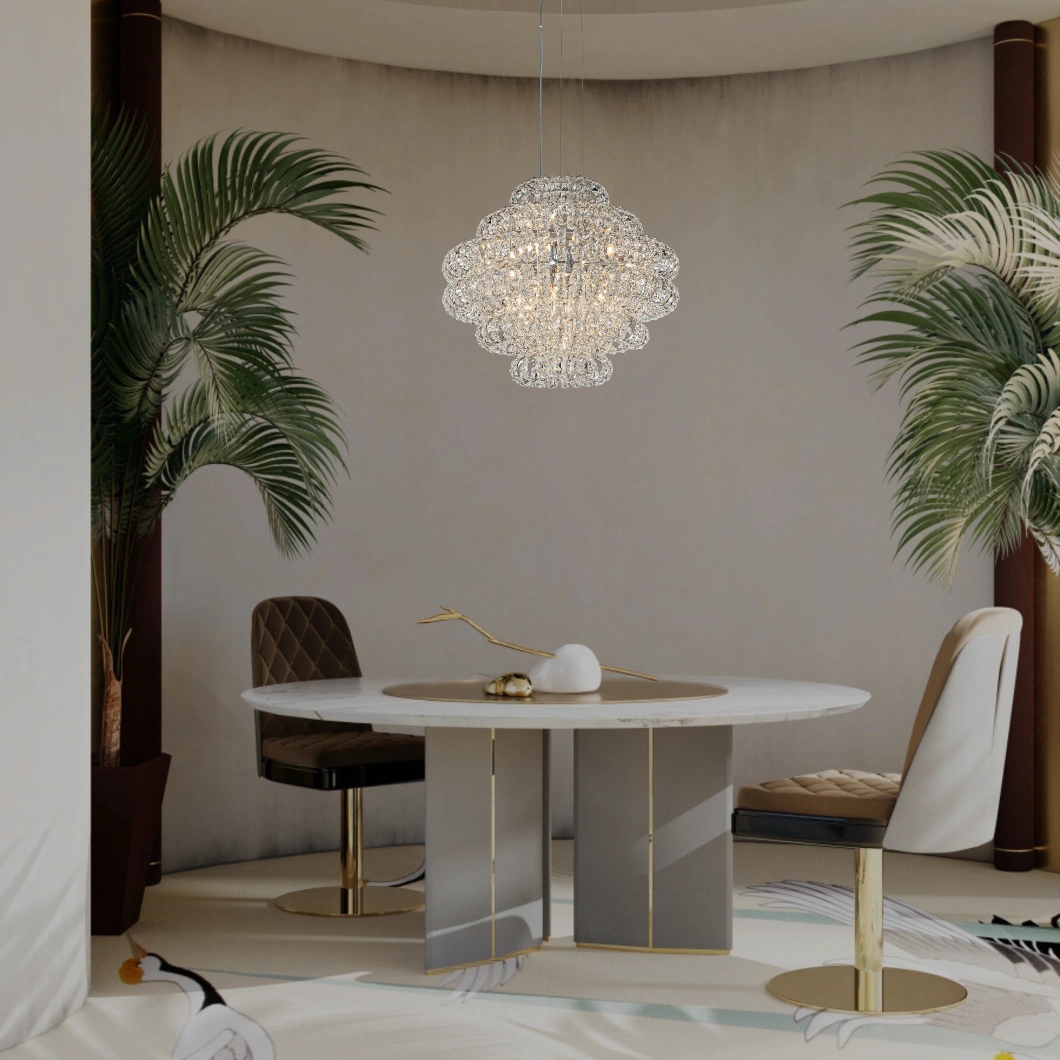 AMULETTE 6 TIER CHANDELIER