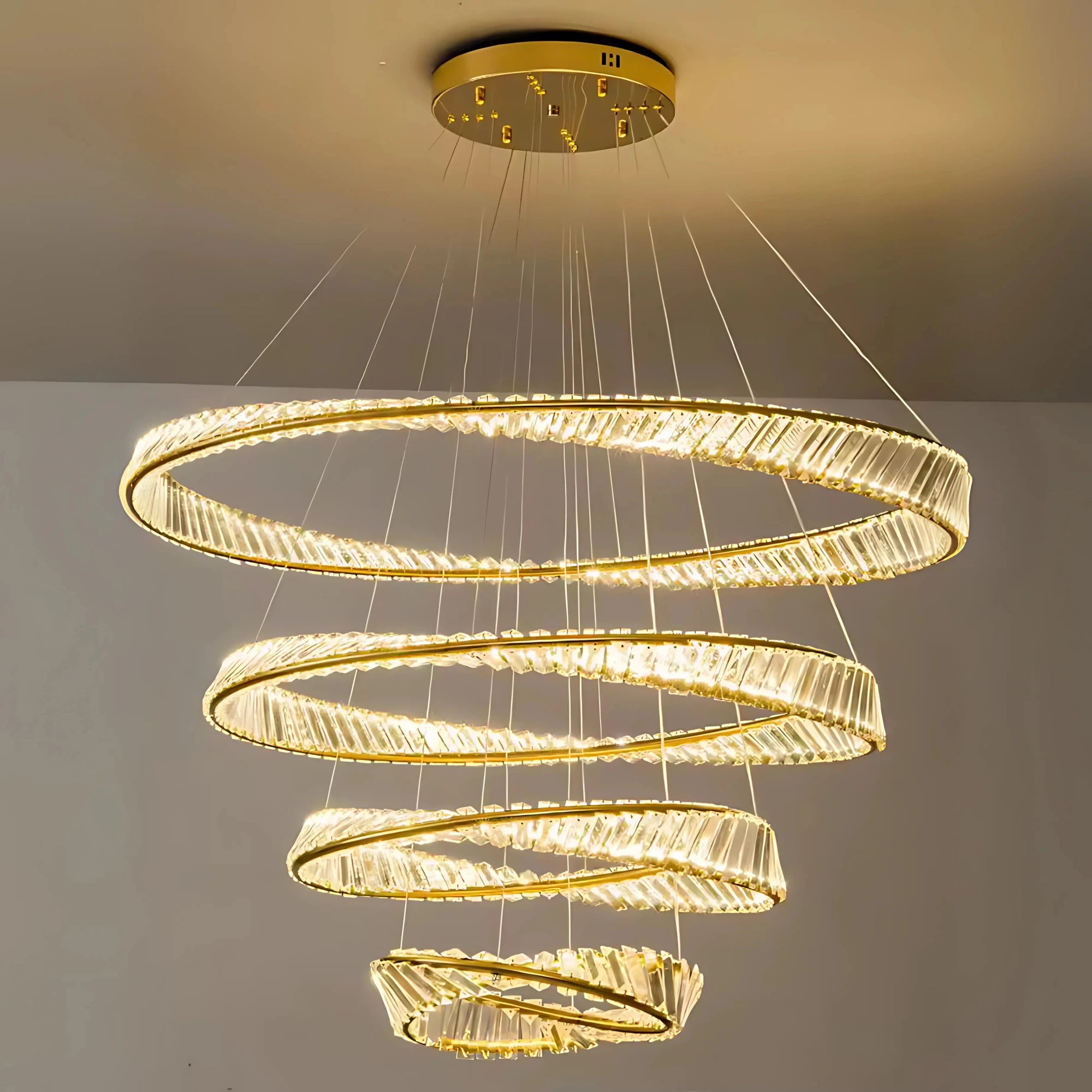 THE MOBIUS STRIP 4 TIER CHANDELIER