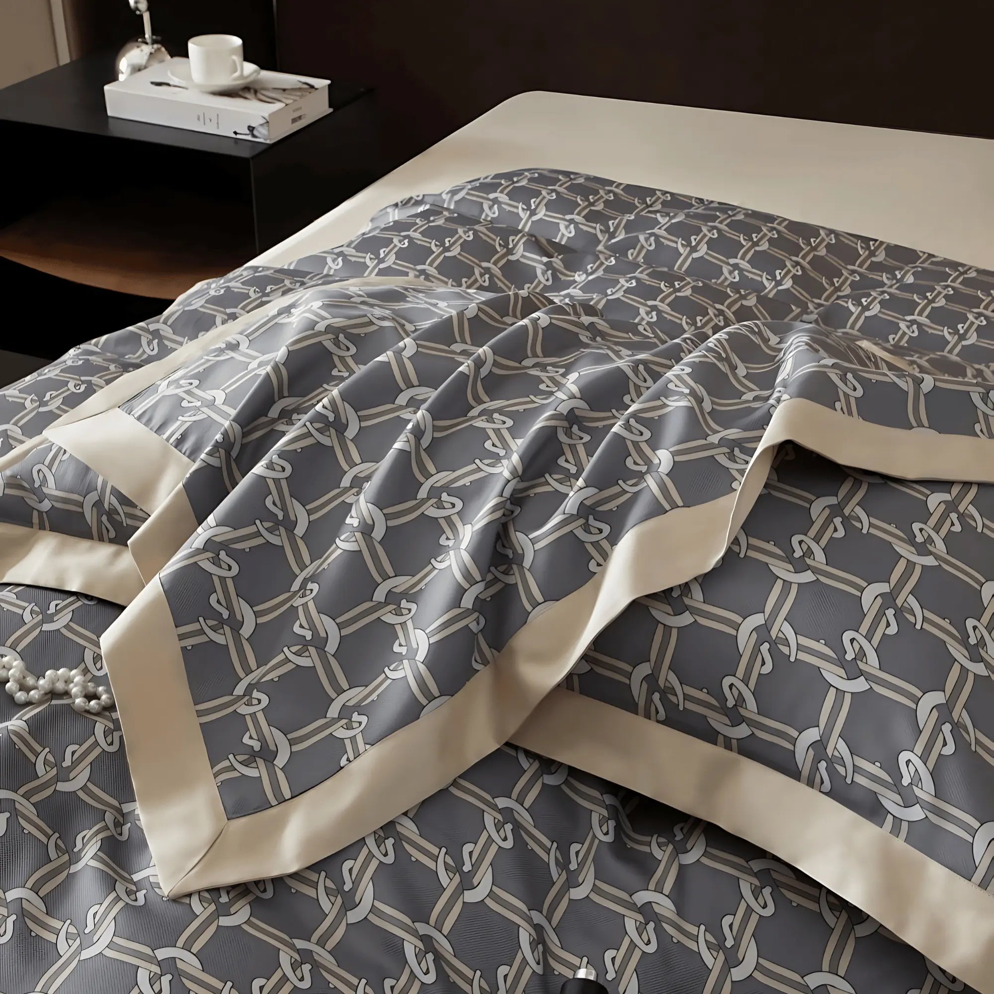 IVORY HARMONY 1000 THREAD COUNT DUVET COVER & SHAMS