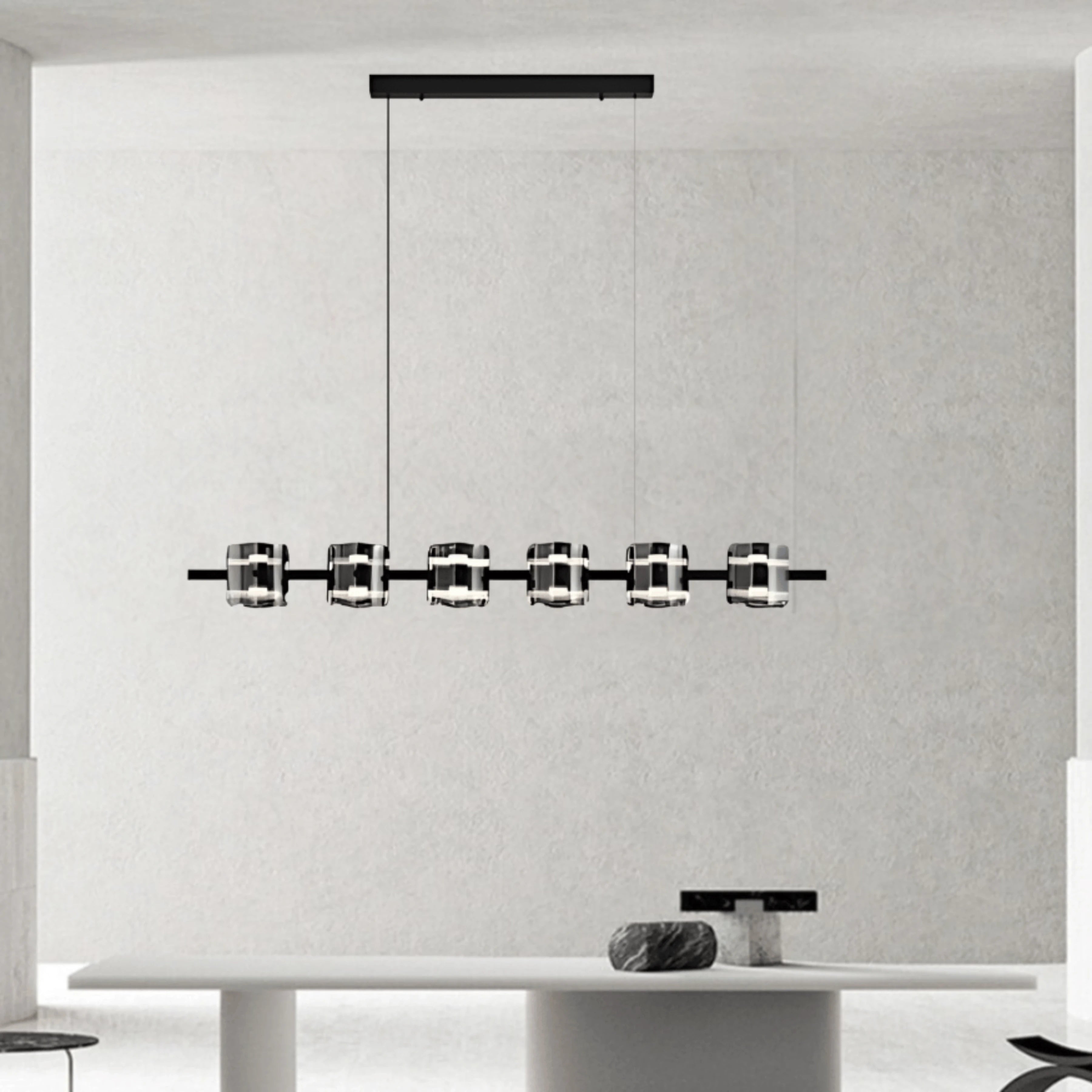 BRUME ÉLÉGANTE LINEAR CHANDELIER