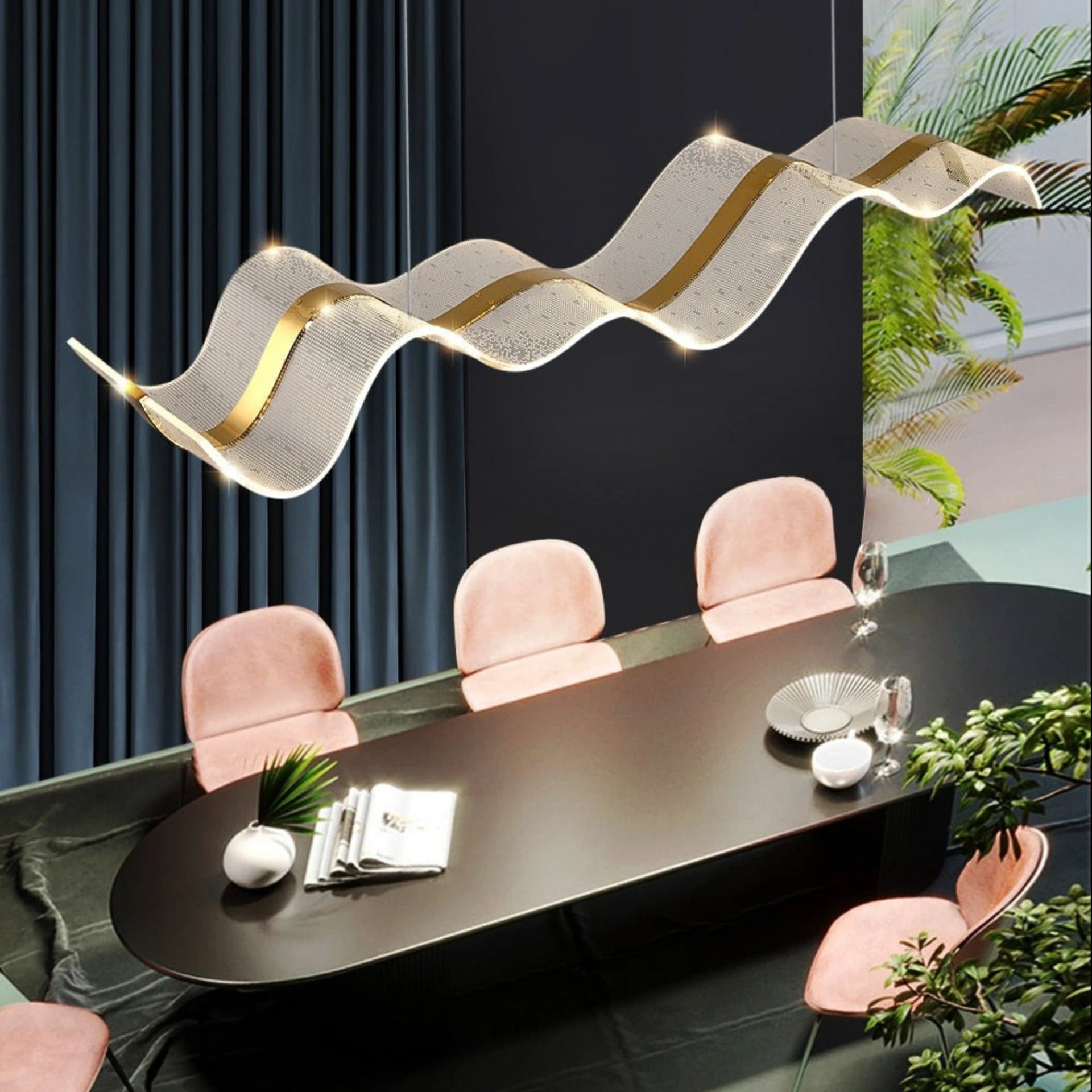 ÉLAN AÉRIEN LINEAR CHANDELIER