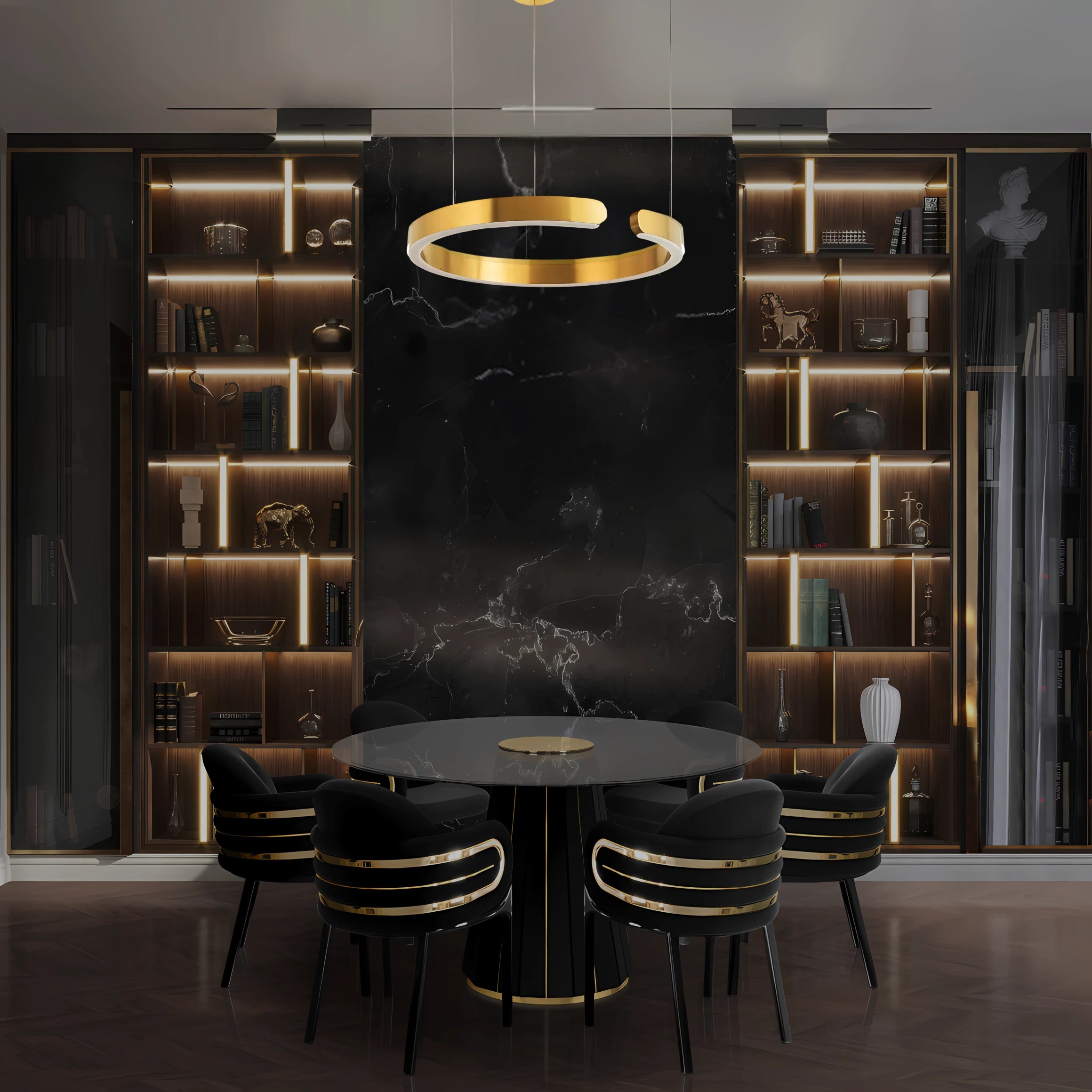 ENDURA HALO CHANDELIER