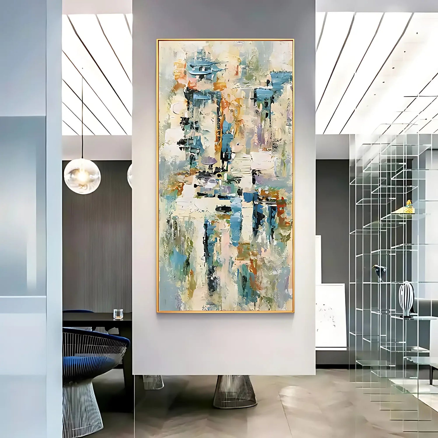 METROPOLIS OIL PAINTING