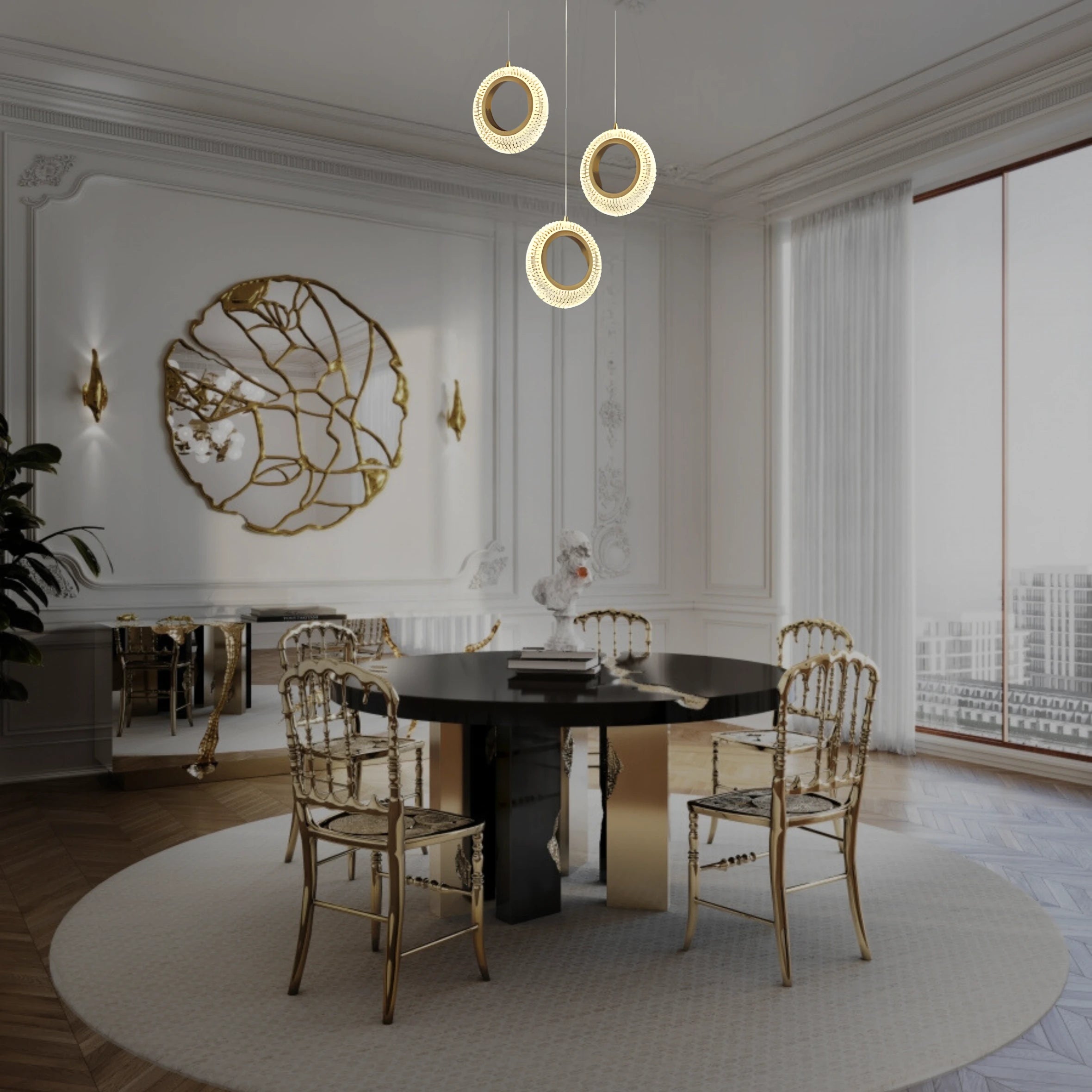 CARESSE ASTRALE 3 TIER CHANDELIER