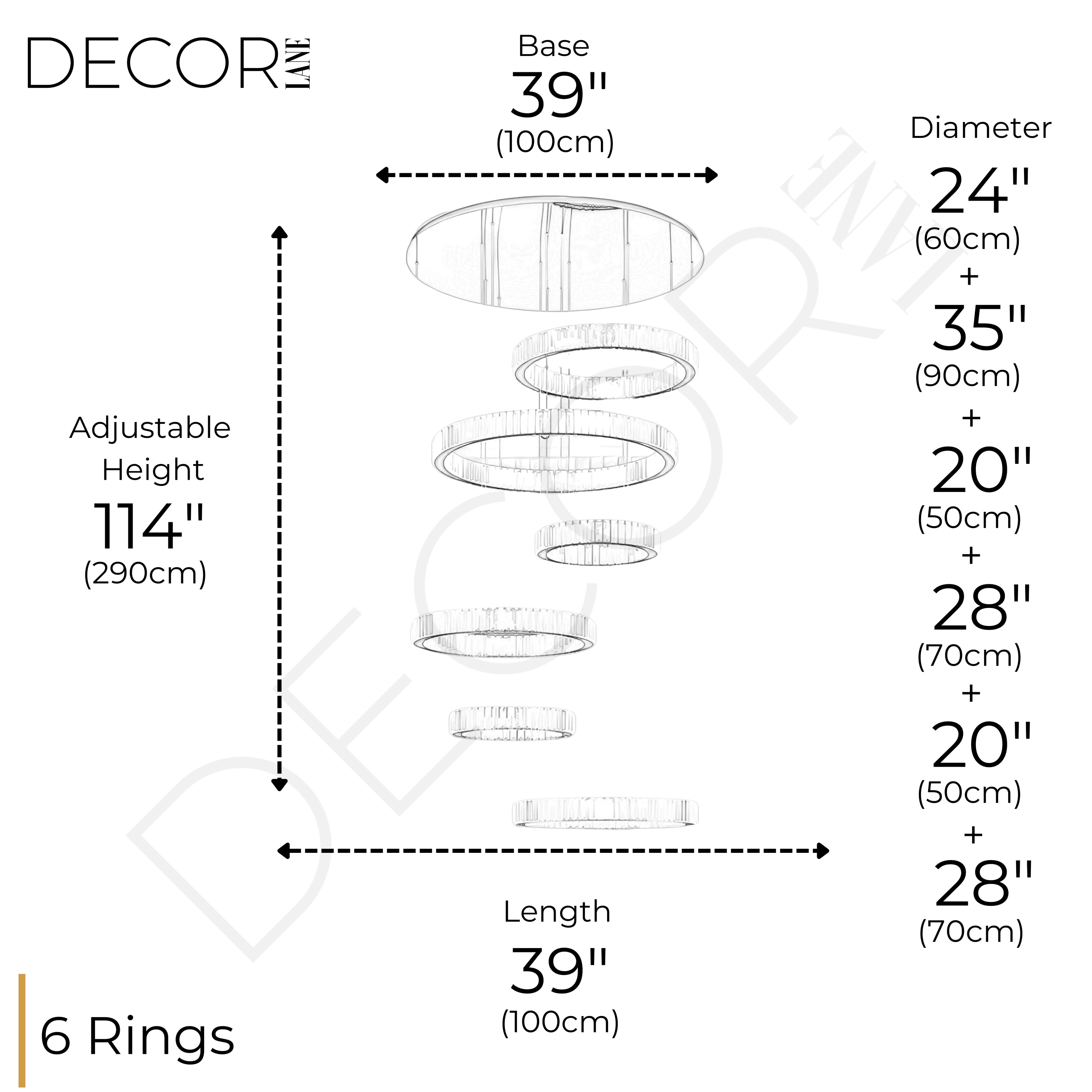 AQUILA STAIRCASE CHANDELIER