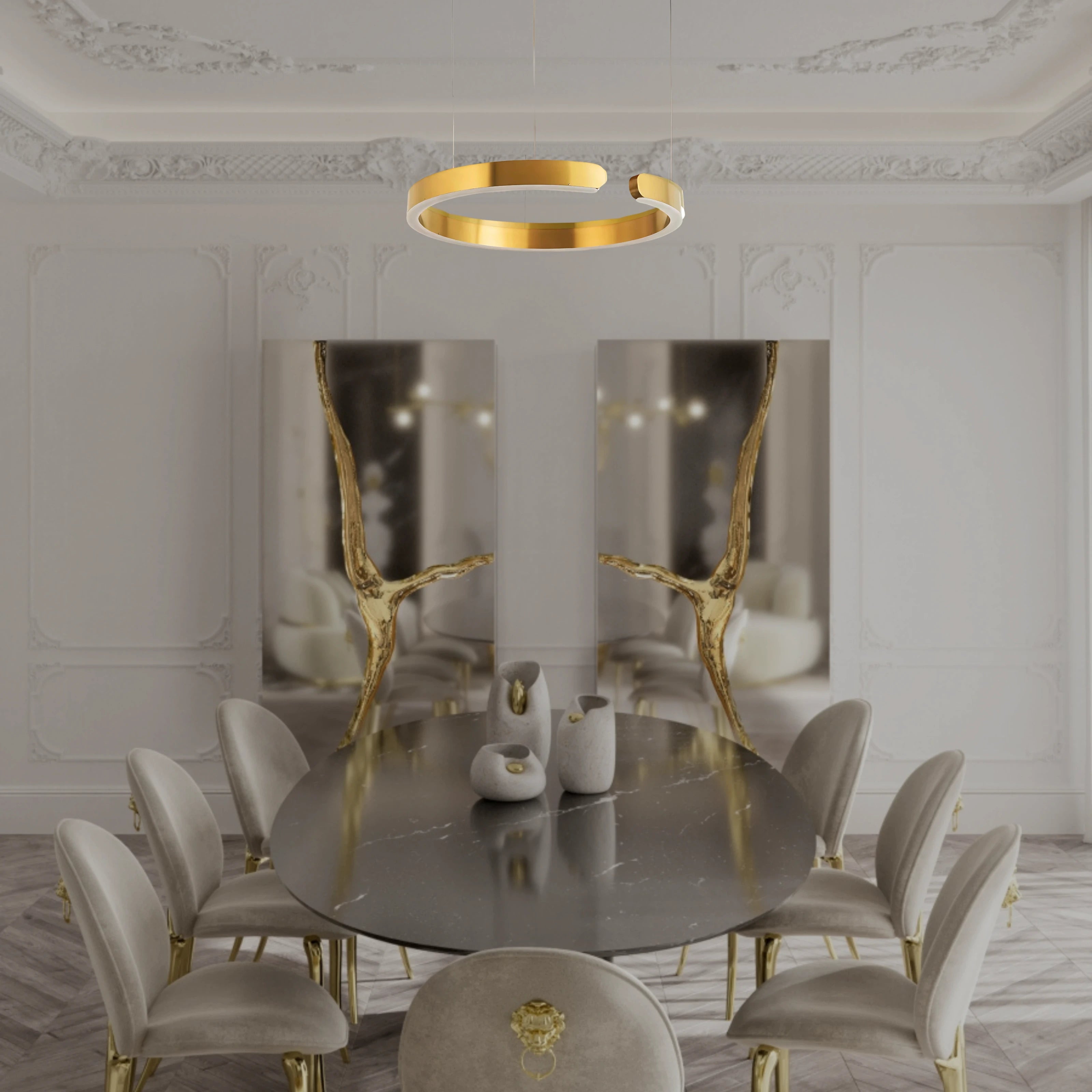 ENDURA HALO CHANDELIER