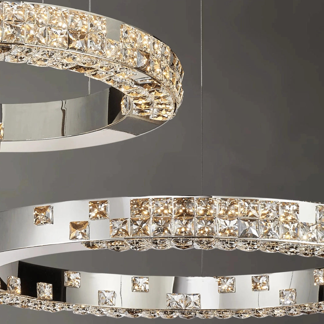 LUMIÉRE DE CARTIER 3 TIER CHANDELIER