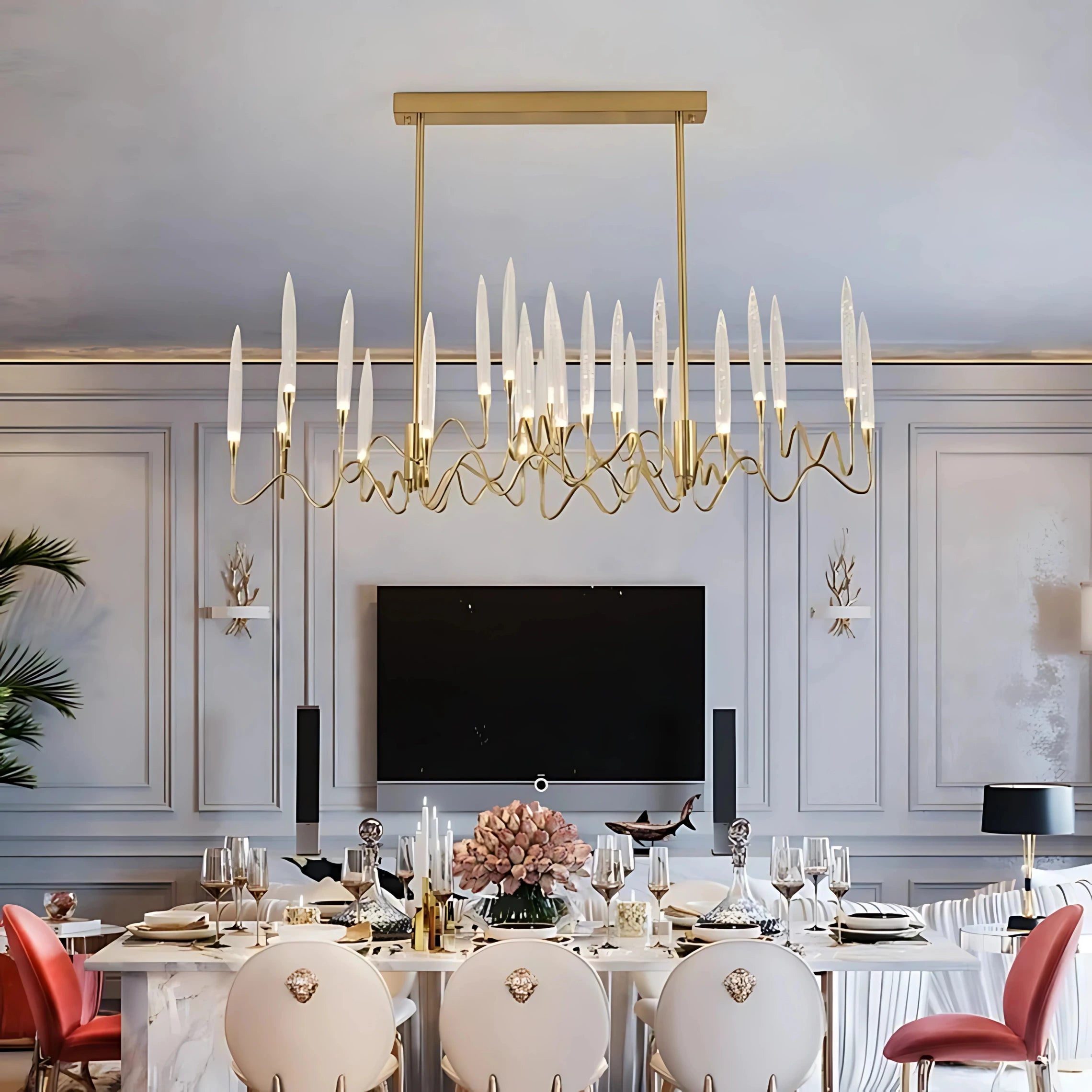 EUROPEAN CANDLE CHANDELIER