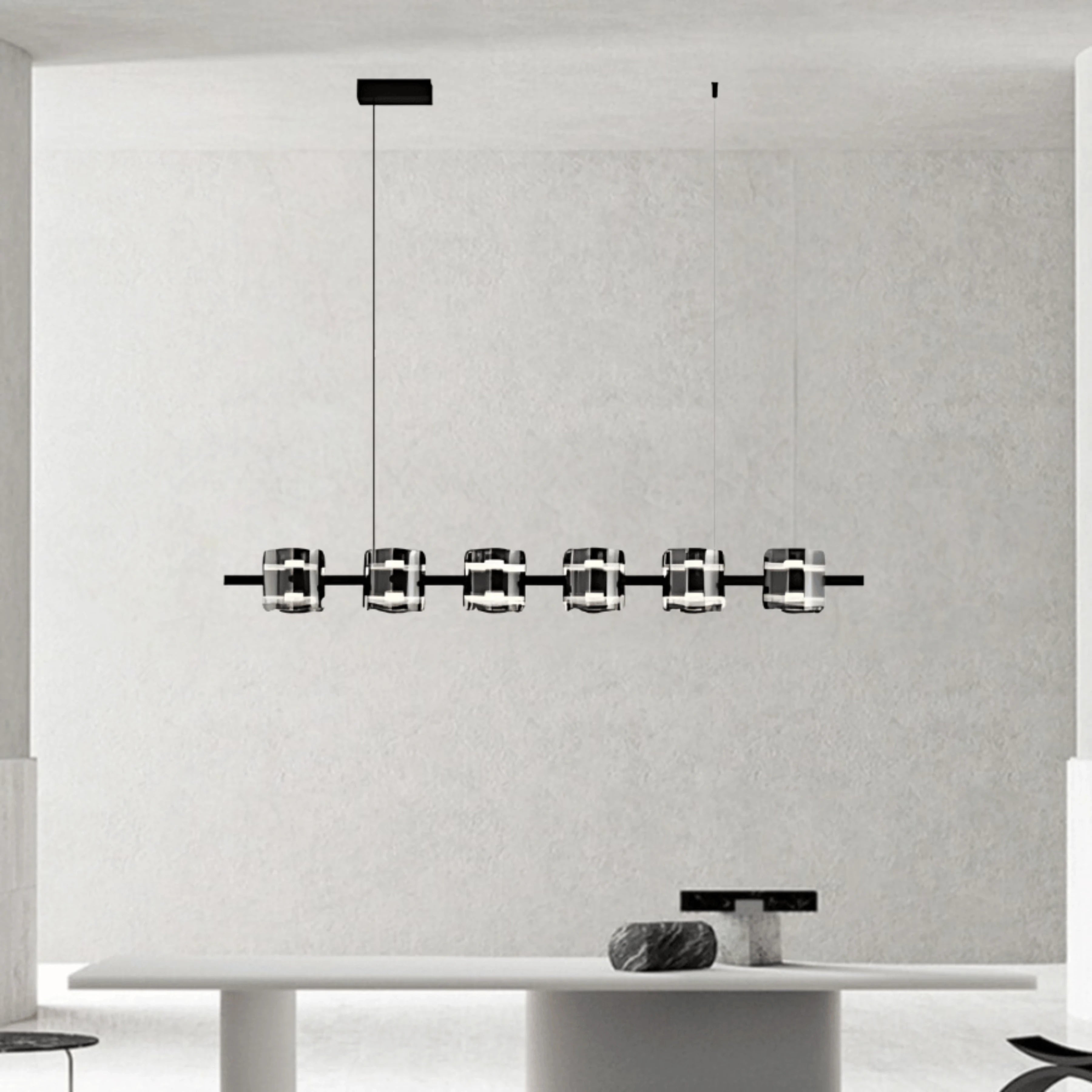 BRUME ÉLÉGANTE LINEAR CHANDELIER
