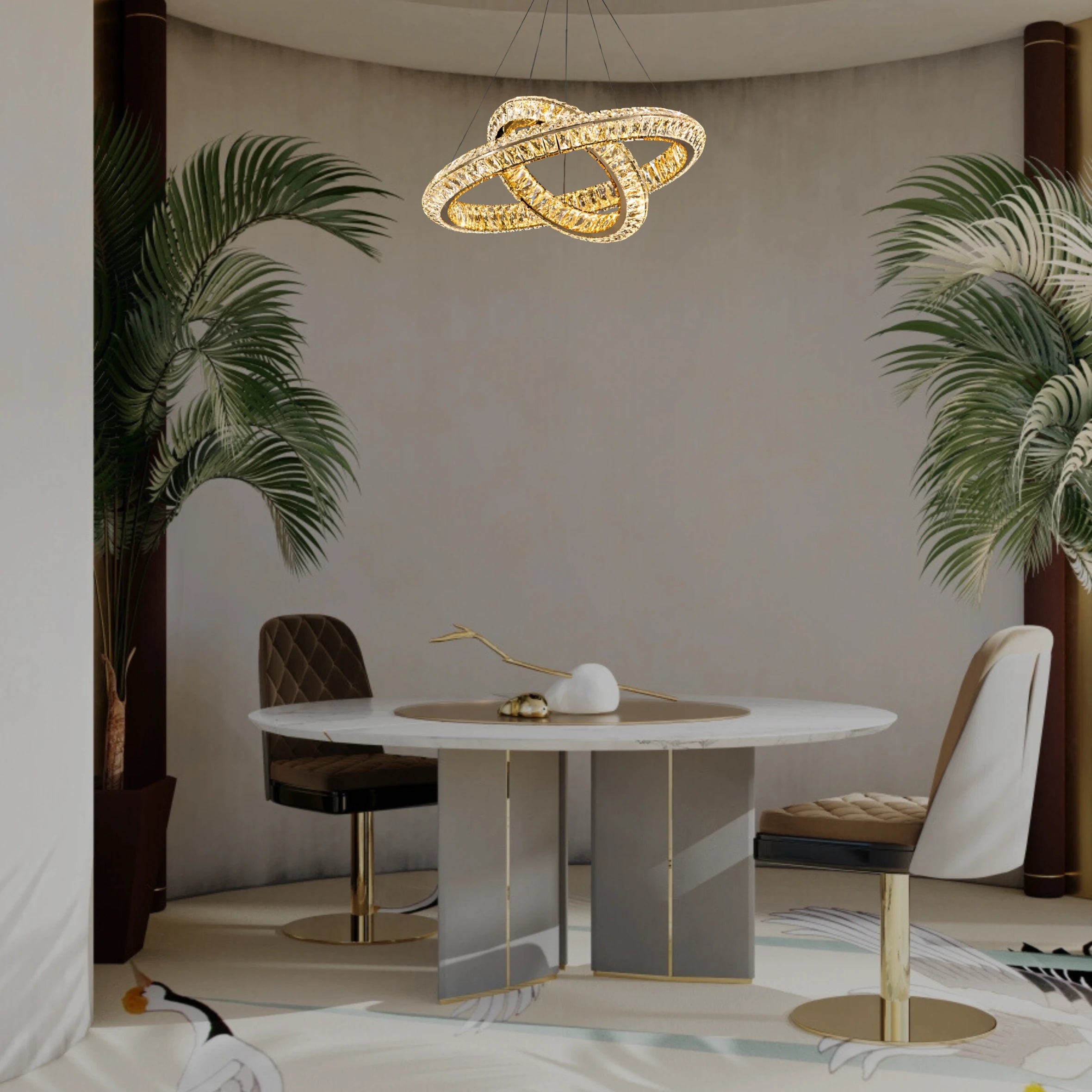 AURELIA TWO TIER CHANDELIER