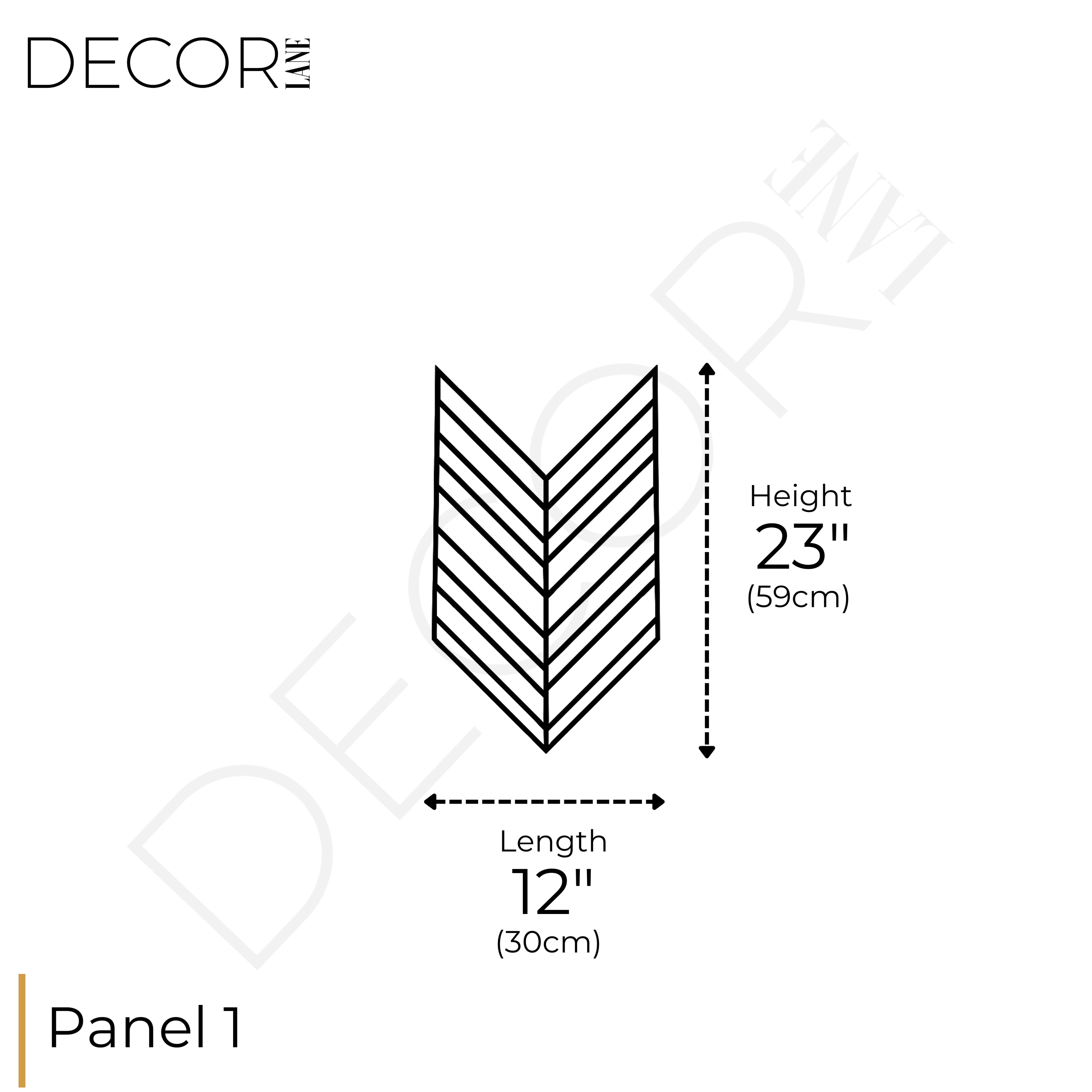 Chevron Wall Panel