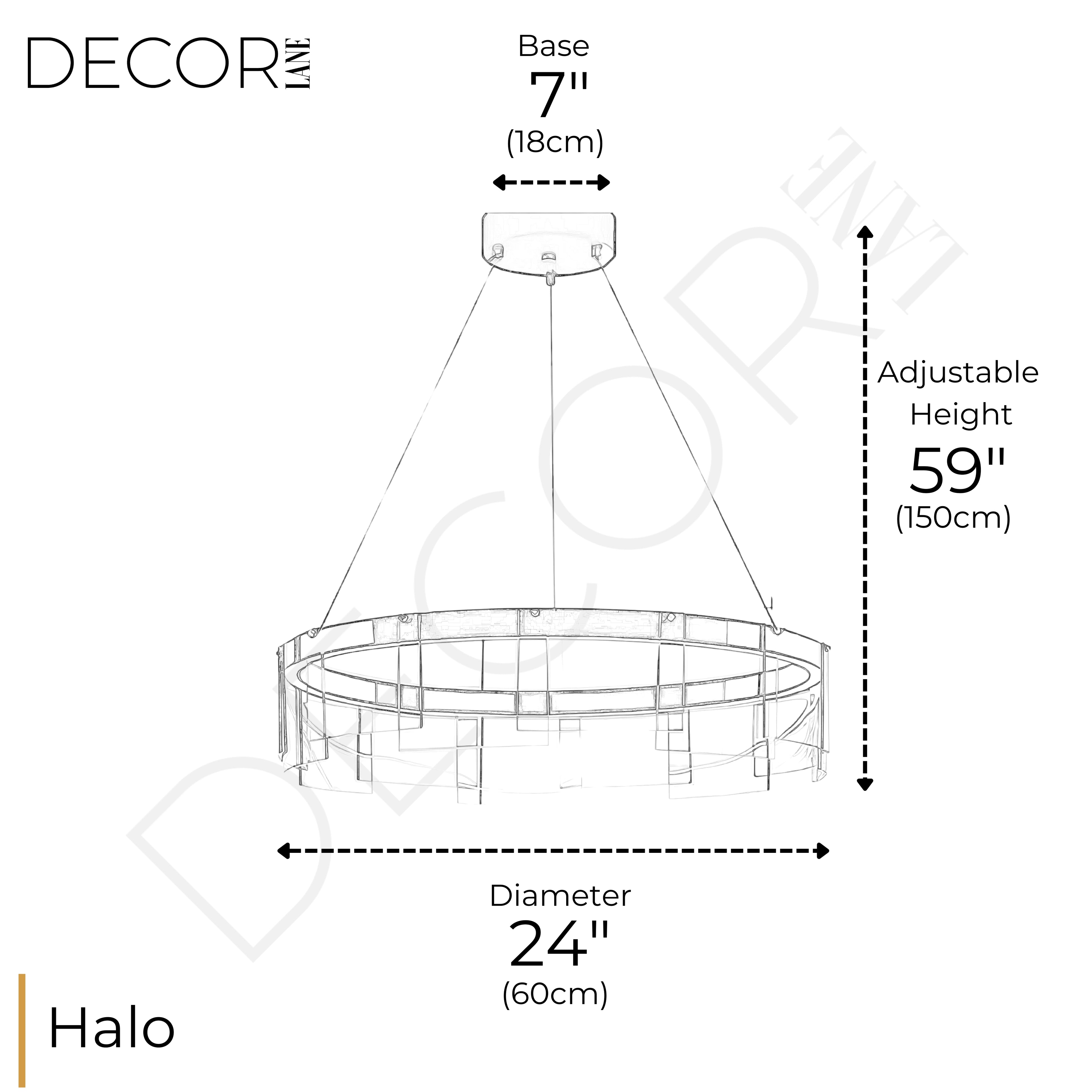 BELLISSIMA LUCE HALO CHANDELIER