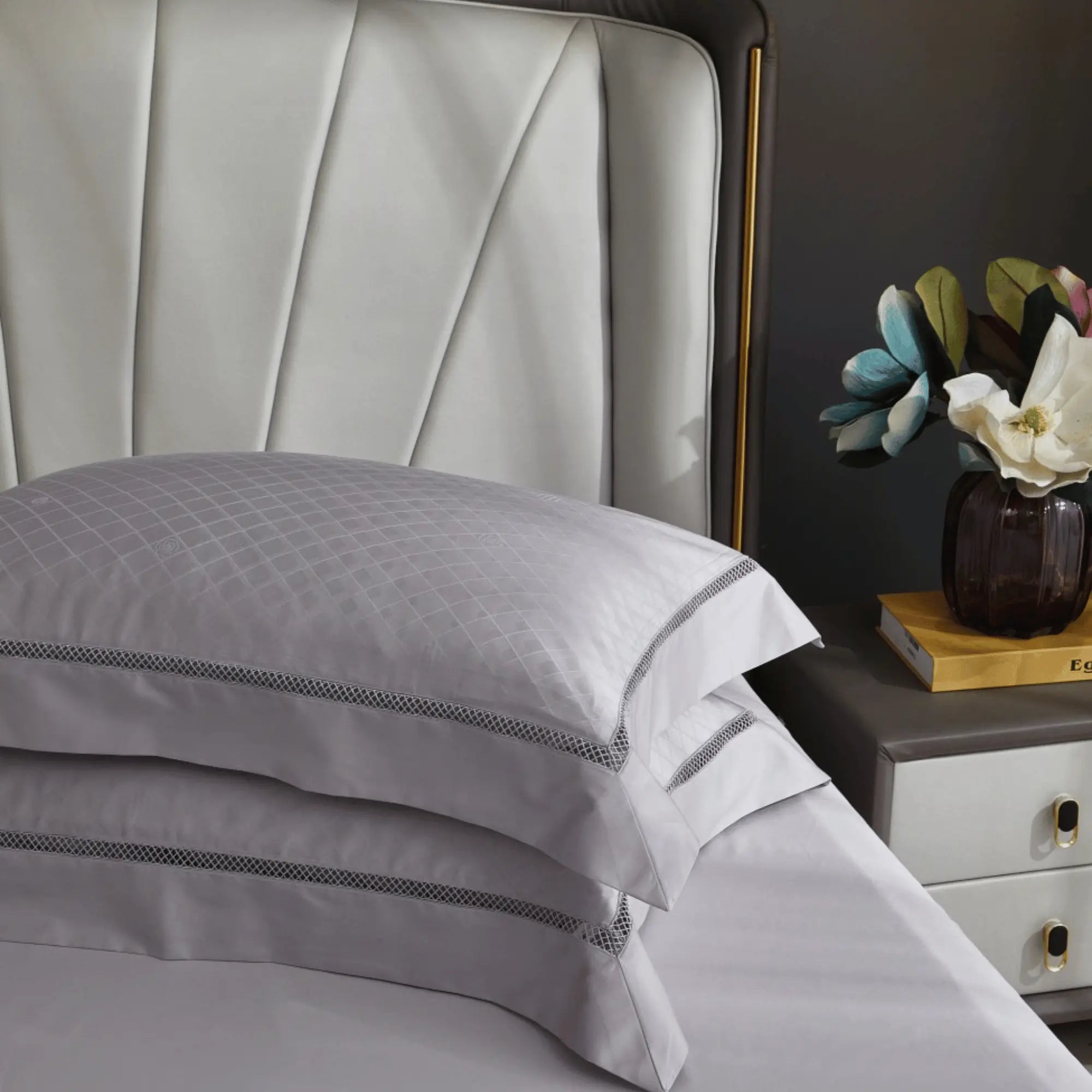 CHALICE SERENITY 1000 THREAD COUNT DUVET COVER & SHAMS