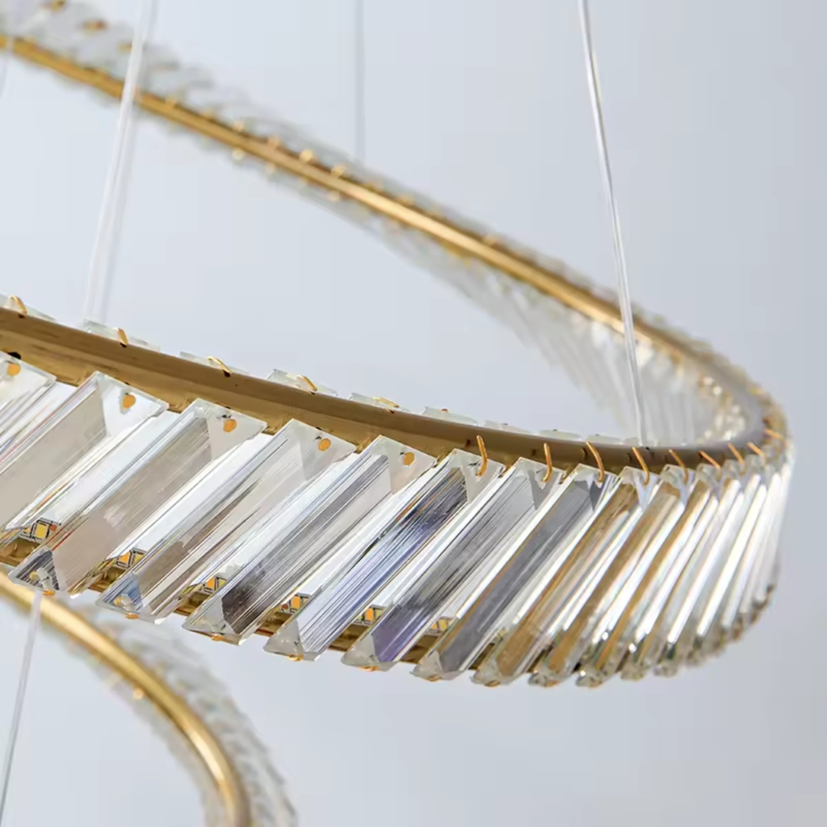 THE MOBIUS STRIP 3 TIER CHANDELIER