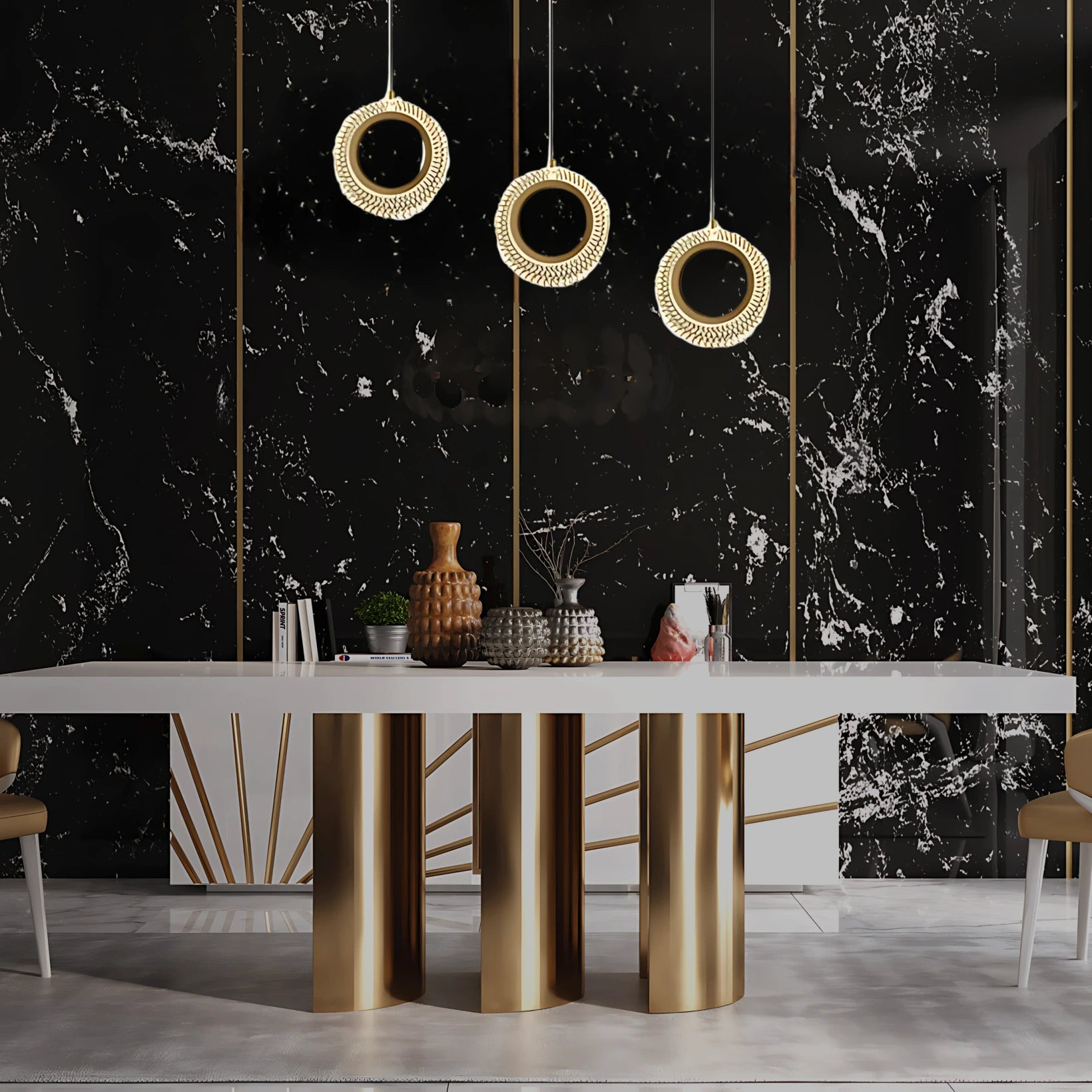 CARESSE ASTRALE 3 TIER CHANDELIER