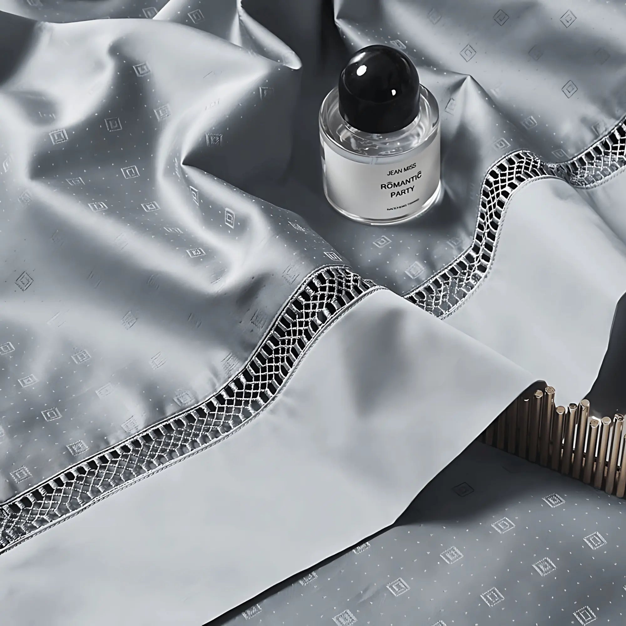 SLATE ALLURE 1000 THREAD COUNT DUVET COVER & SHAMS