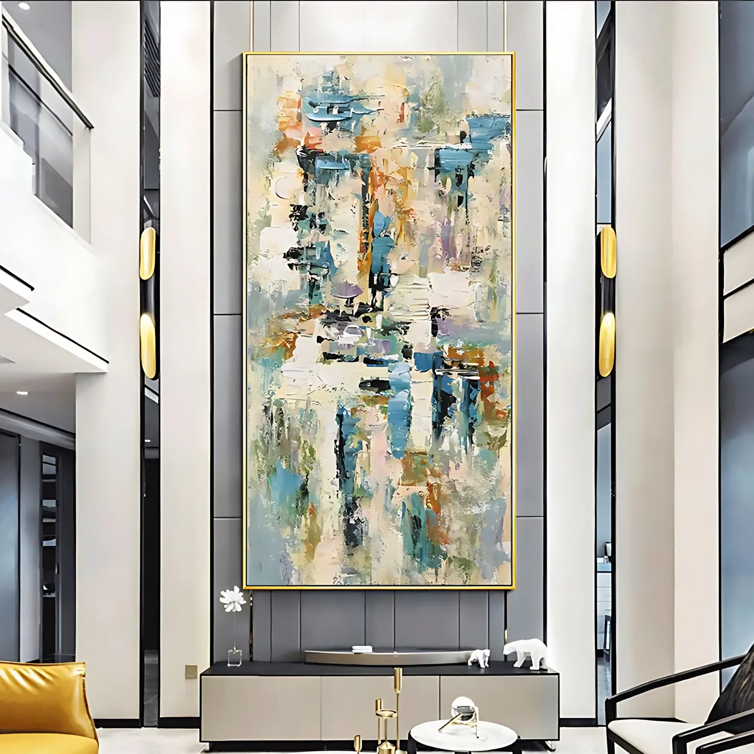 METROPOLIS OIL PAINTING