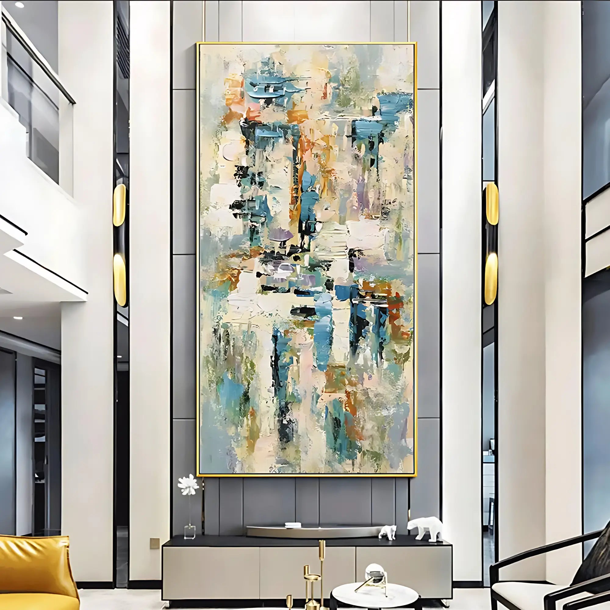 METROPOLIS OIL PAINTING