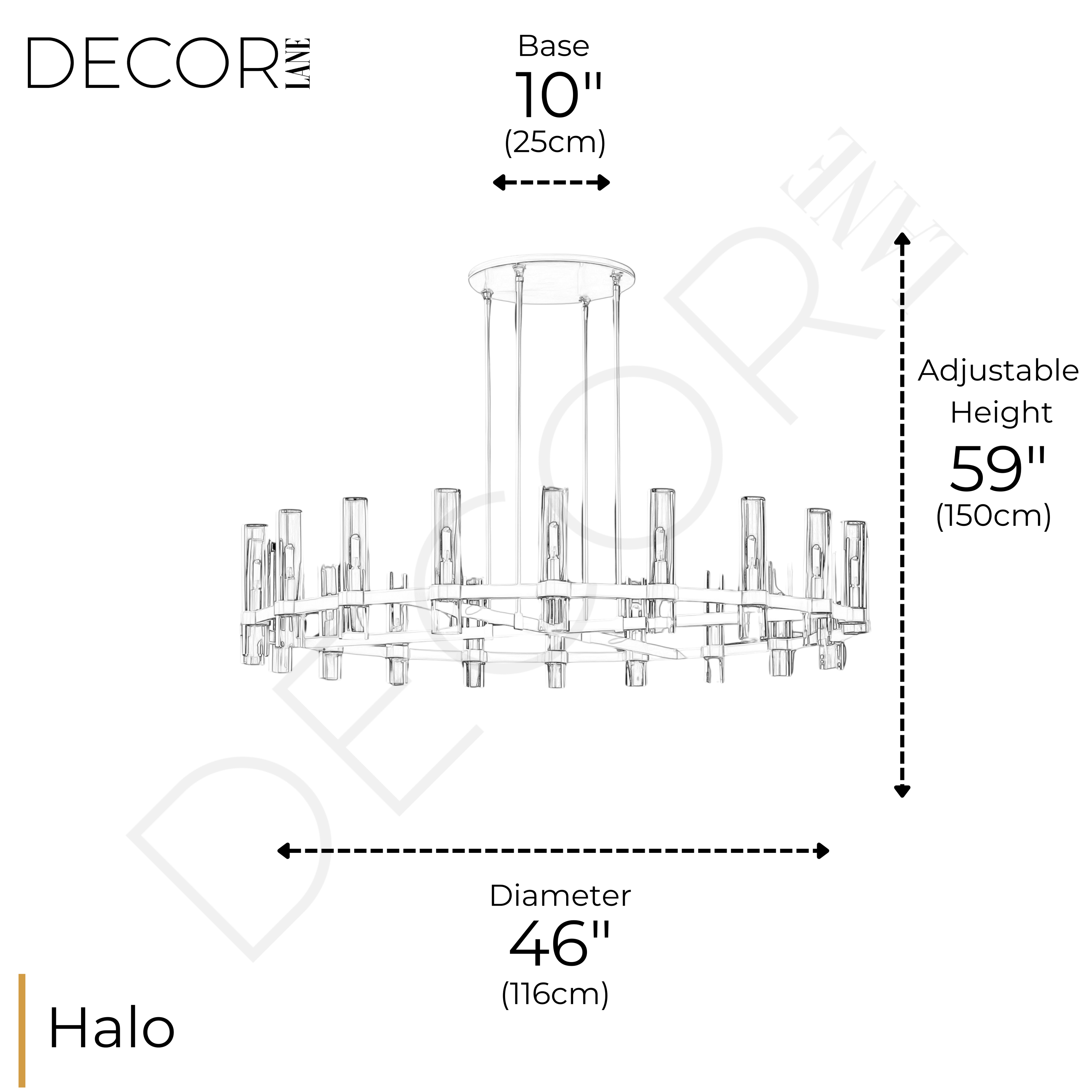 ÉCLARACIER HALO CHANDELIER