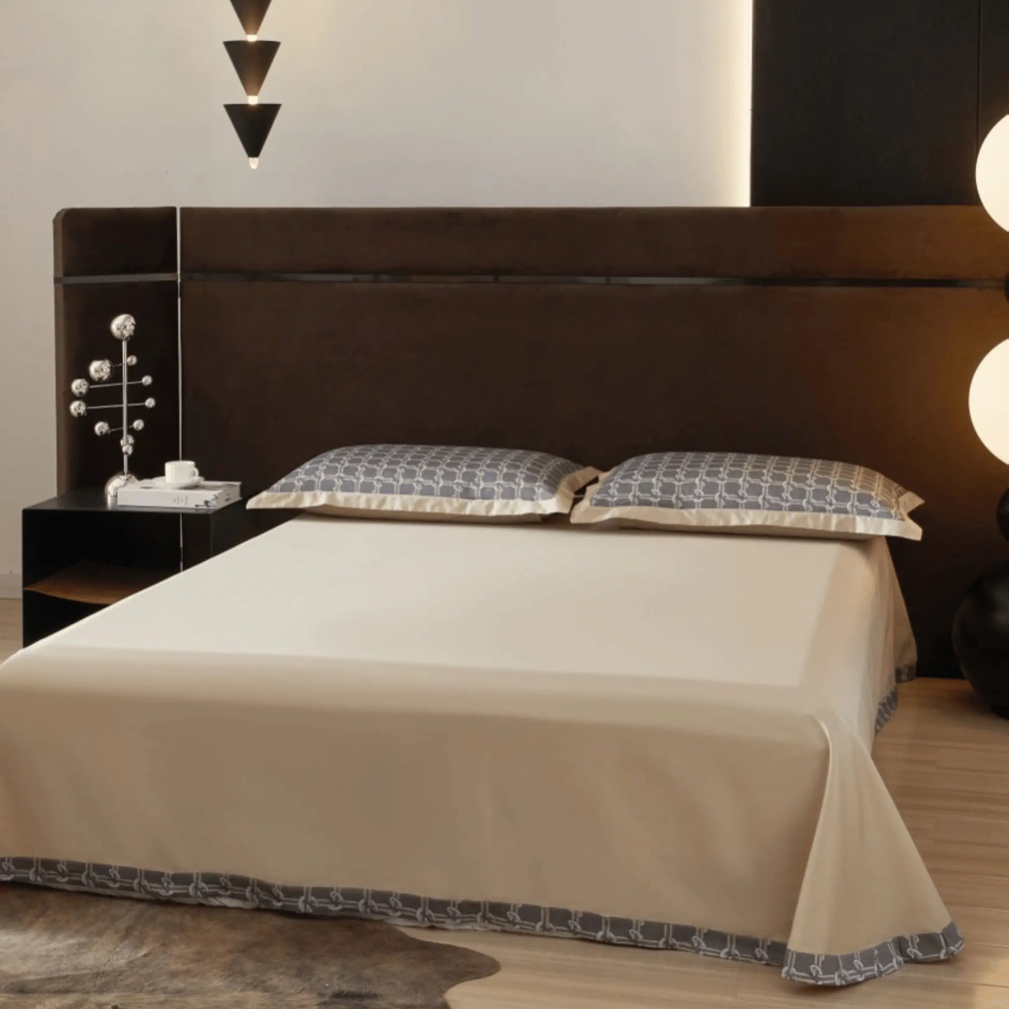 IVORY HARMONY 1000 THREAD COUNT DUVET COVER & SHAMS