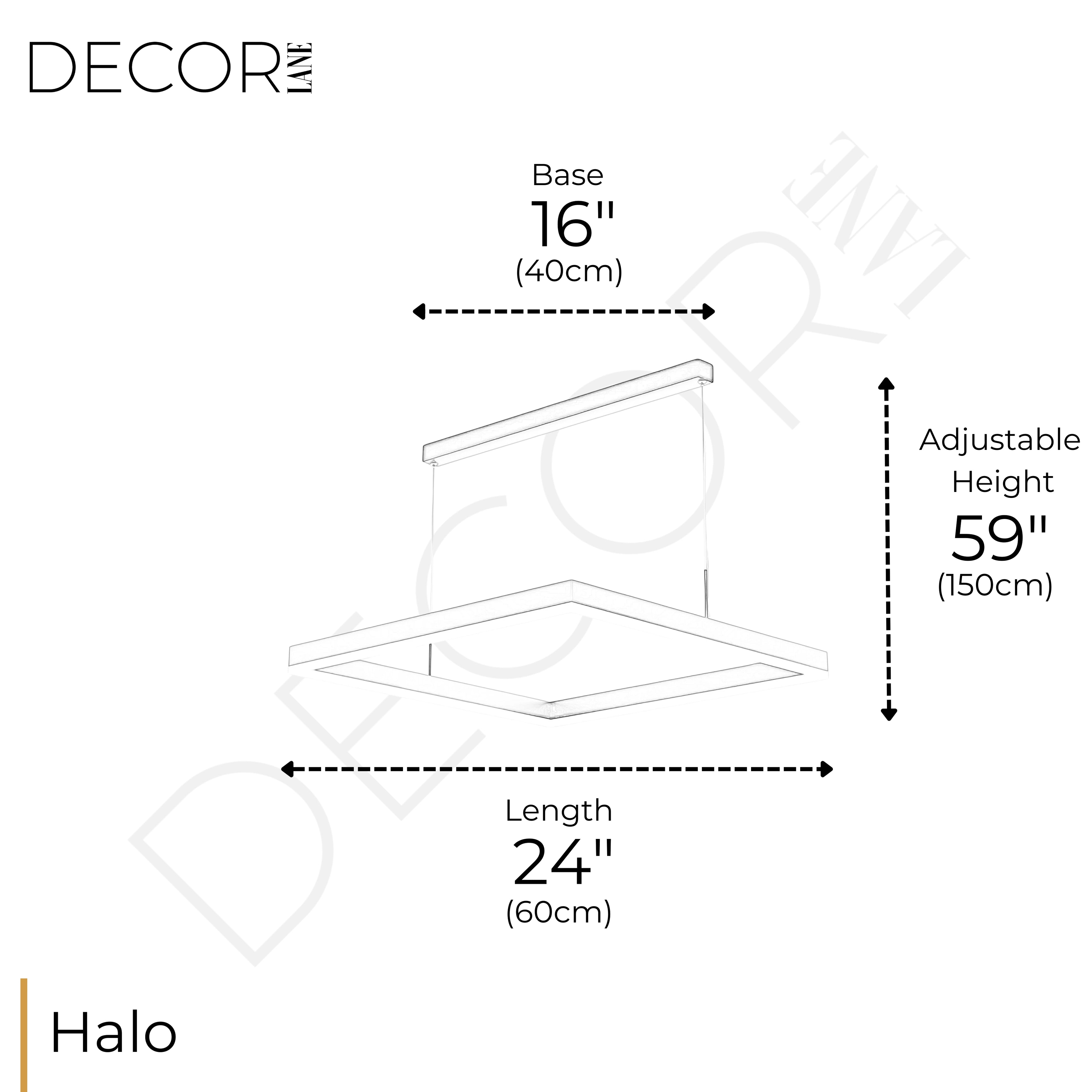 CARRÉ ÉLÉGANT HALO CHANDELIER