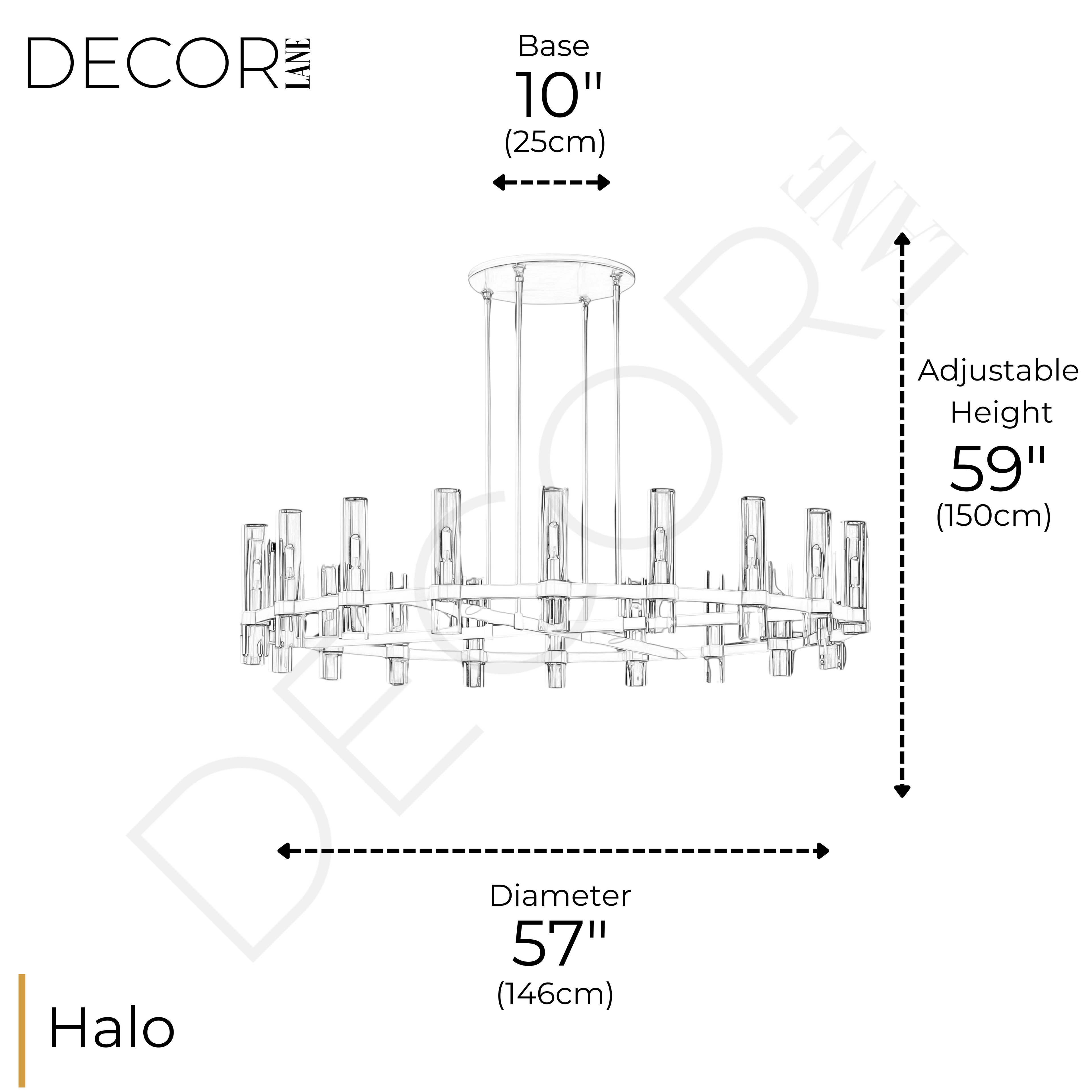 ÉCLARACIER HALO CHANDELIER