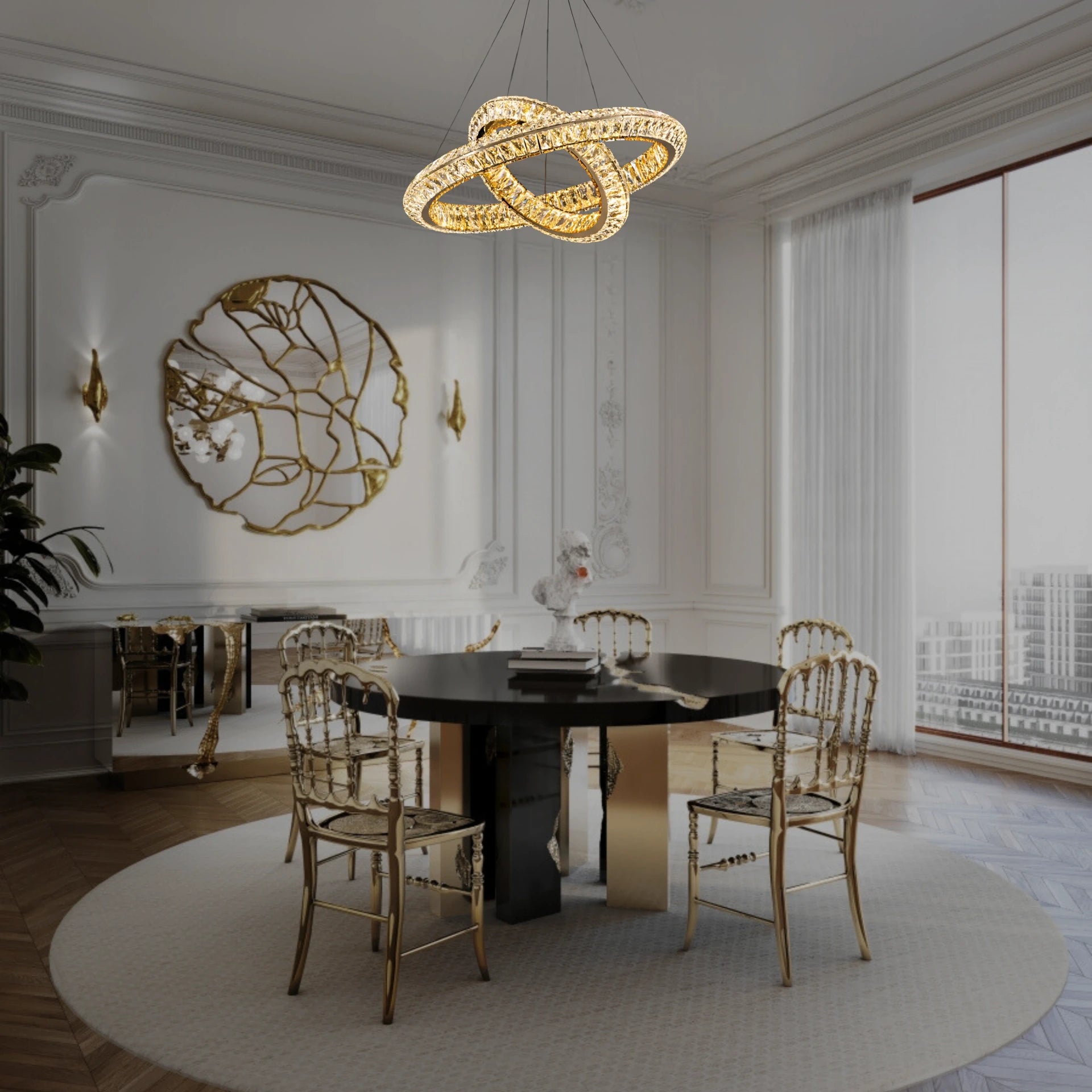 AURELIA TWO TIER CHANDELIER