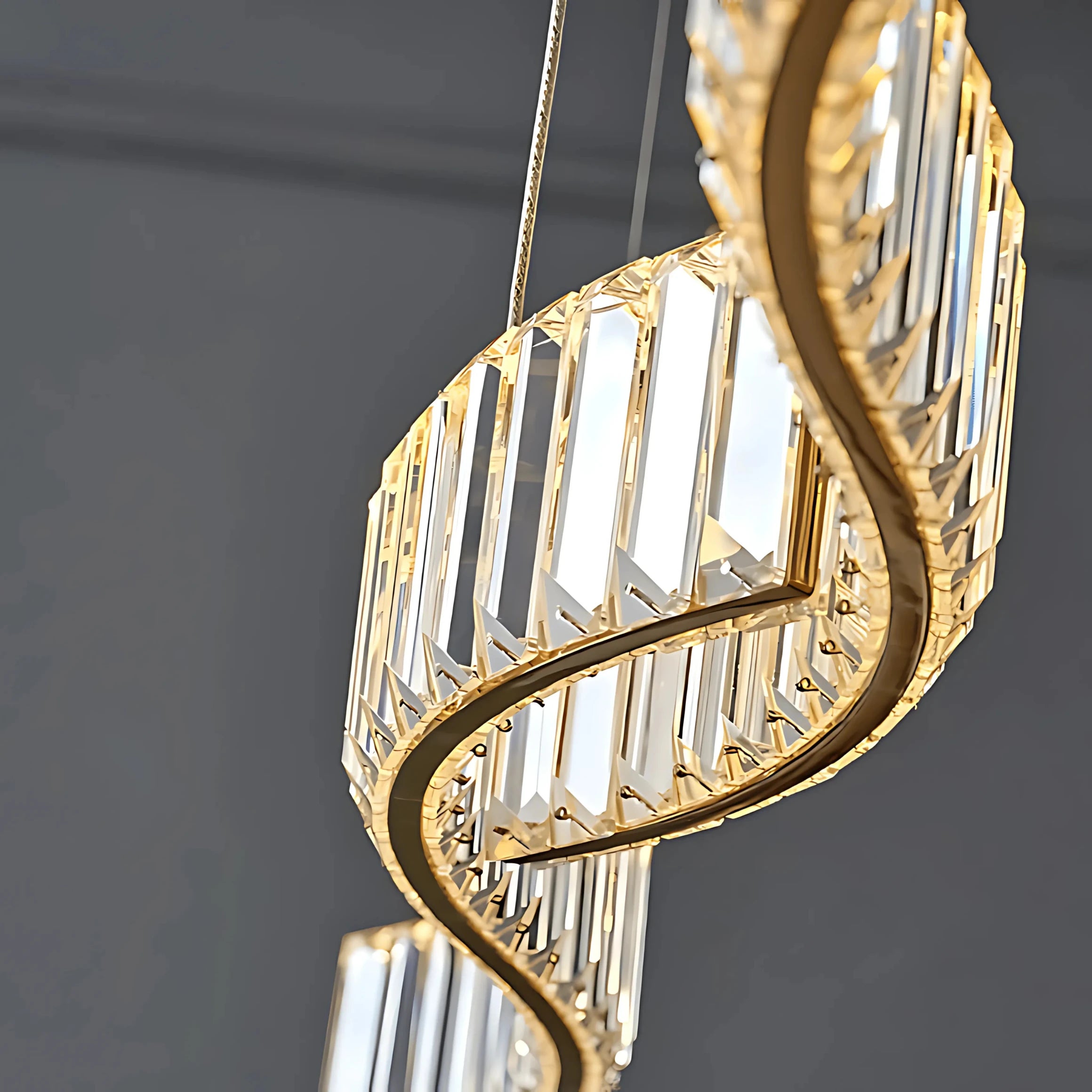 VAGUE SCINTILLANTE LINEAR CHANDELIER