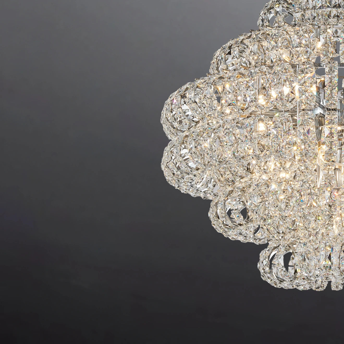 AMULETTE 6 TIER CHANDELIER