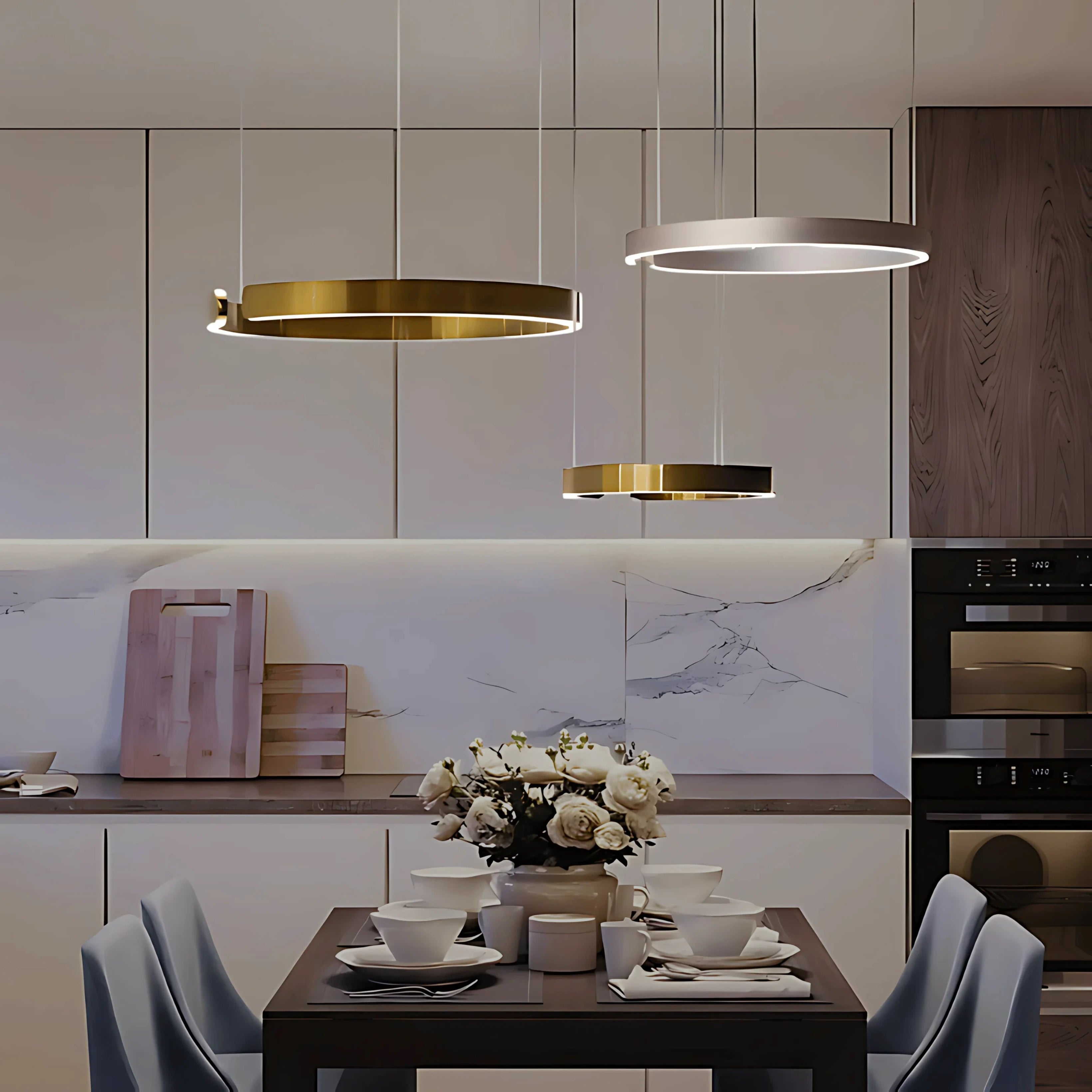 ENDURA HALO CHANDELIER